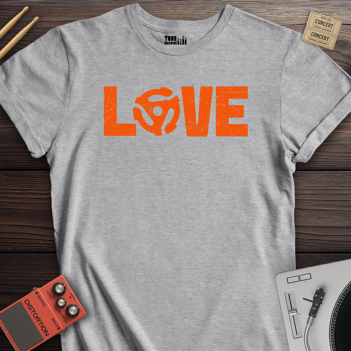 Love On 45 Vinyl T-Shirt