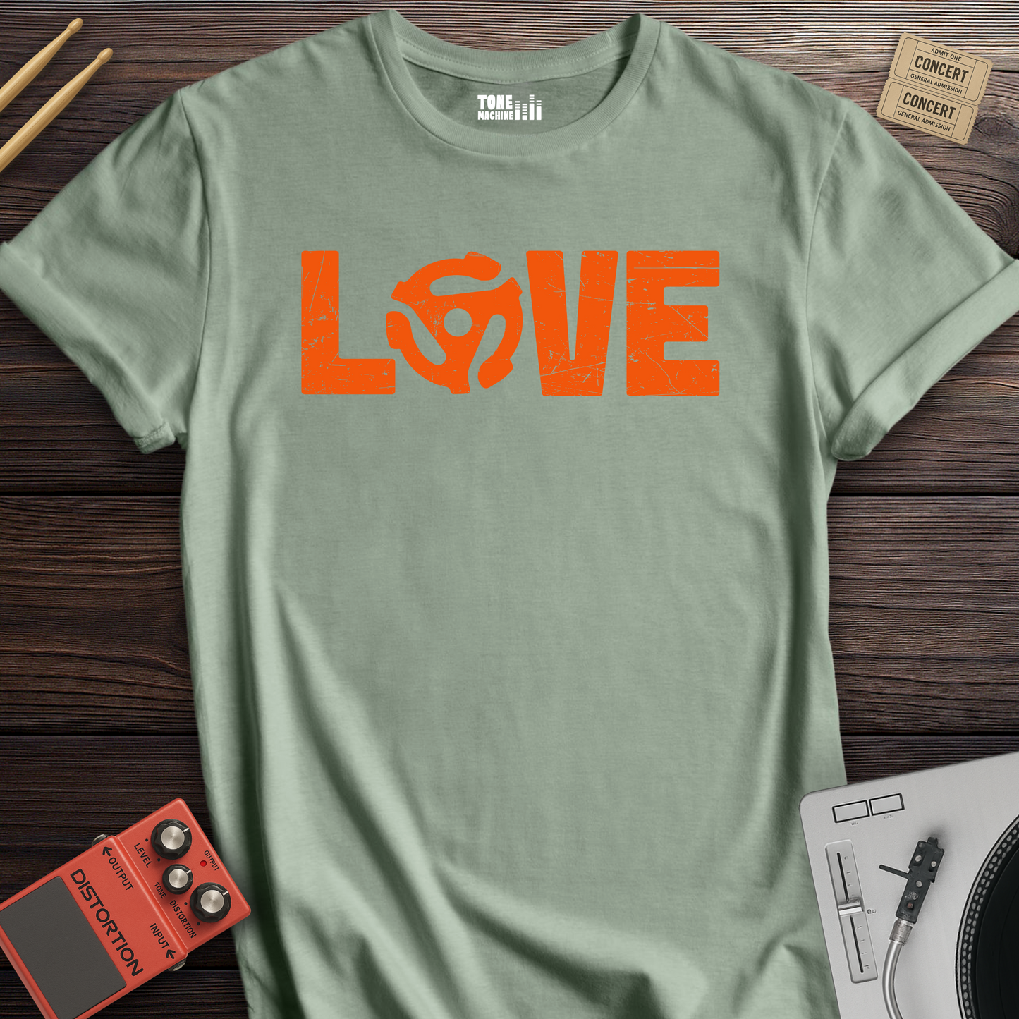 Love On 45 Vinyl T-Shirt