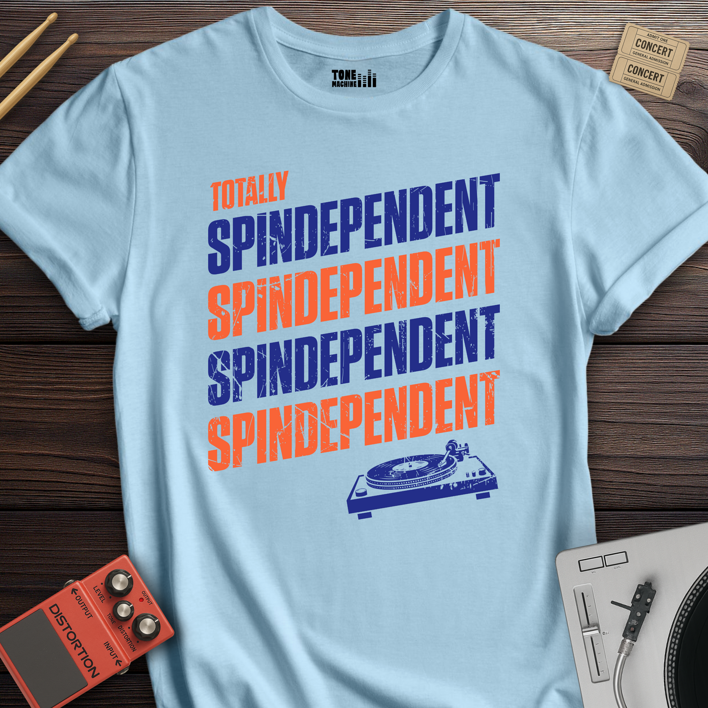 Totally Spindependent Vinyl T-Shirt