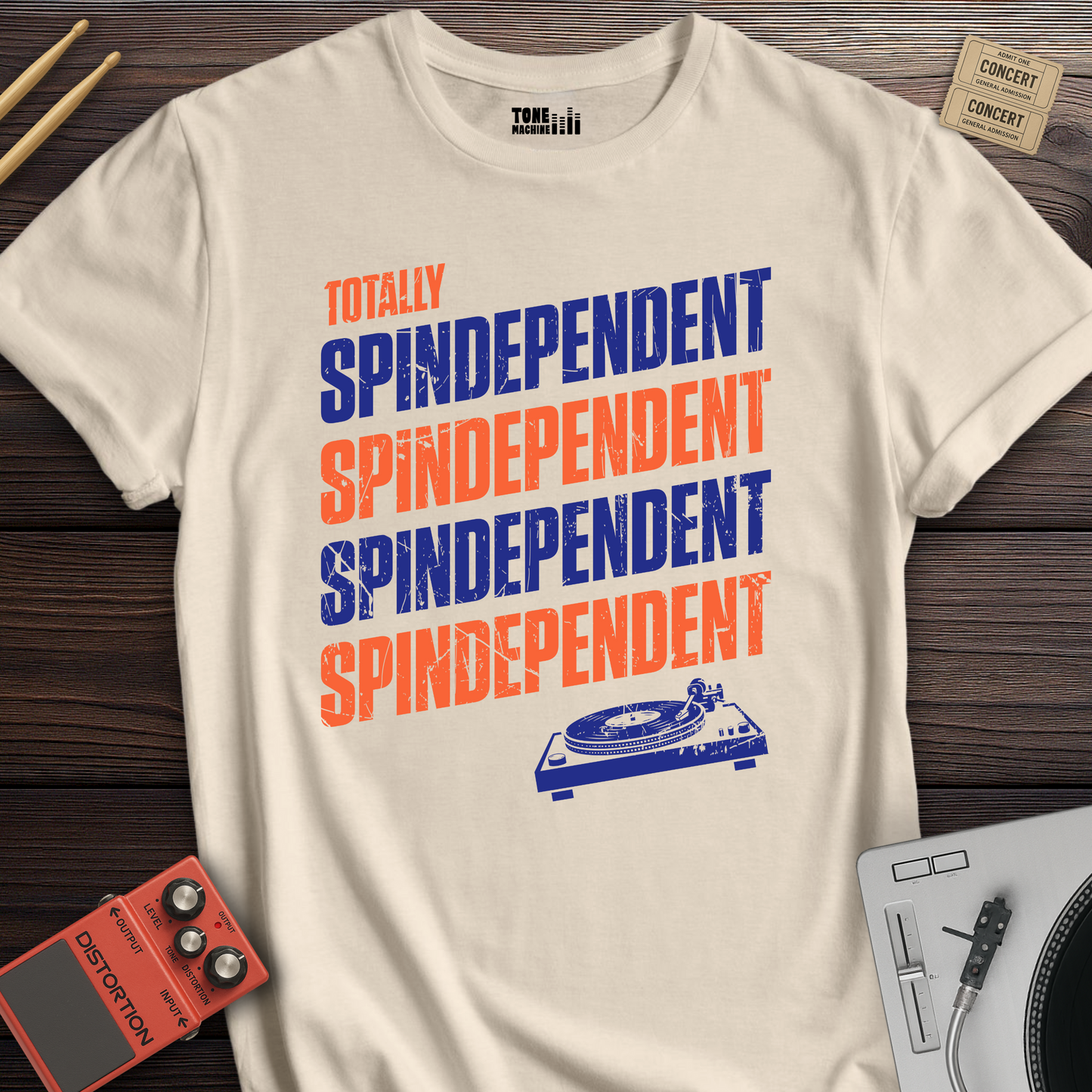 Totally Spindependent Vinyl T-Shirt