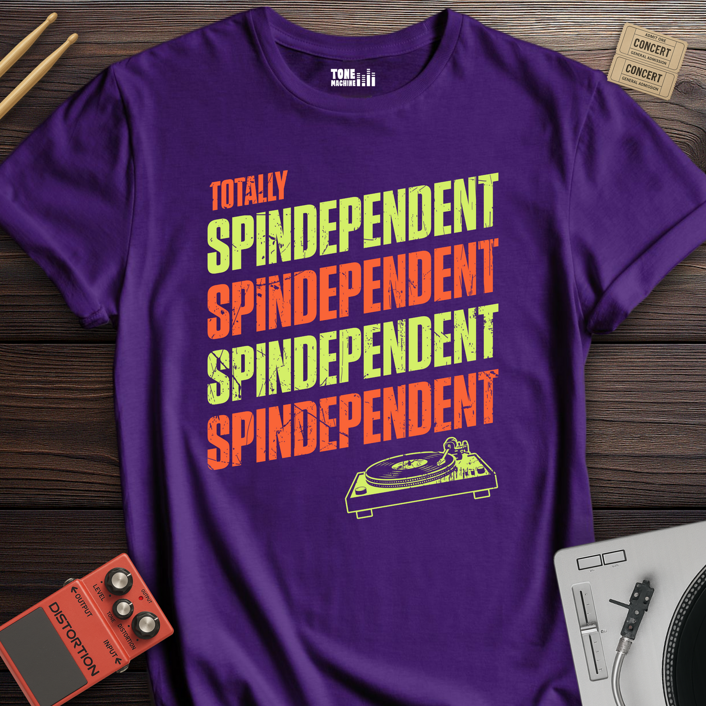 Totally Spindependent Vinyl T-Shirt