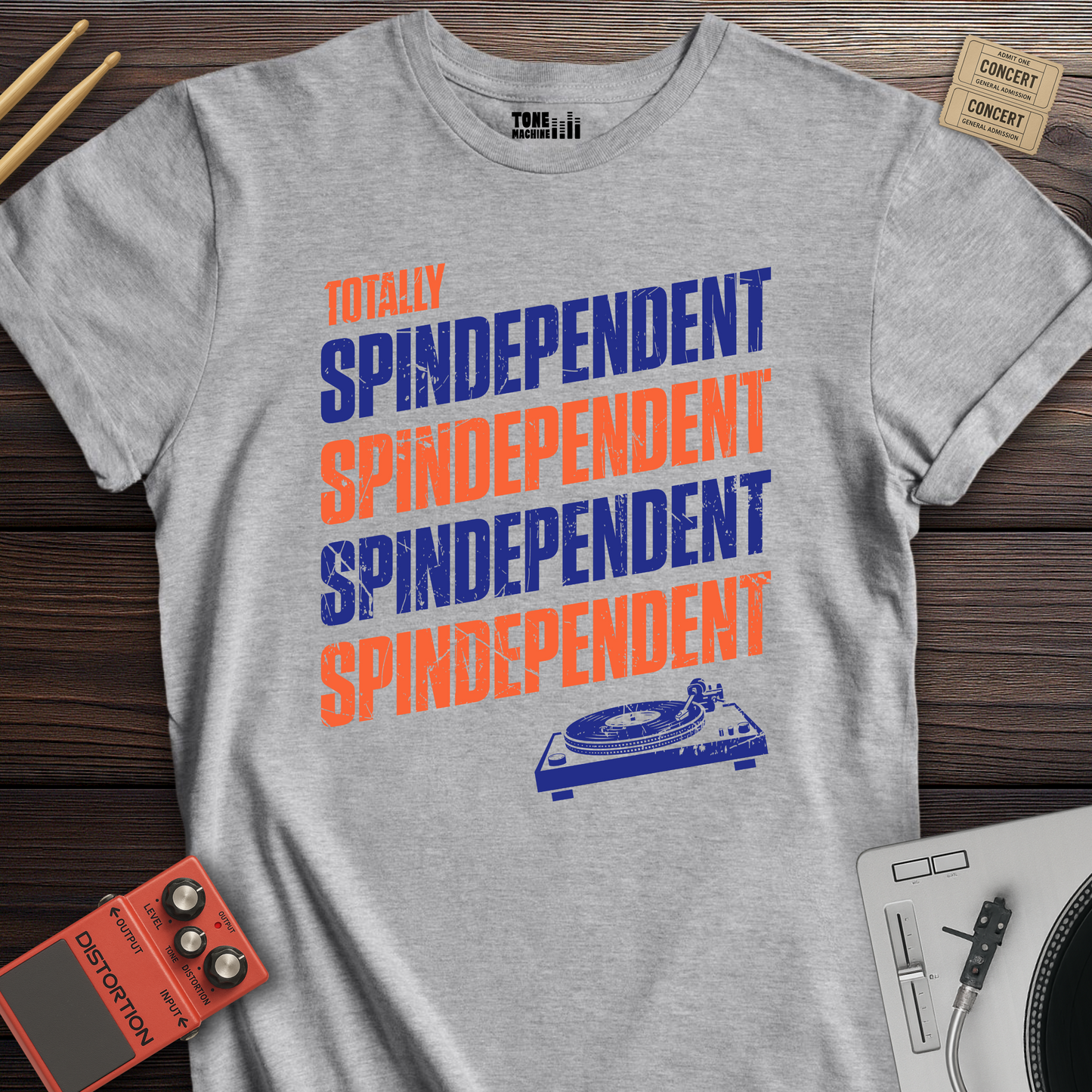 Totally Spindependent Vinyl T-Shirt