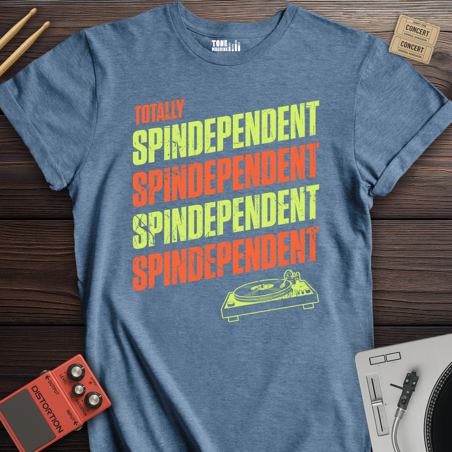 Totally Spindependent Vinyl T-Shirt