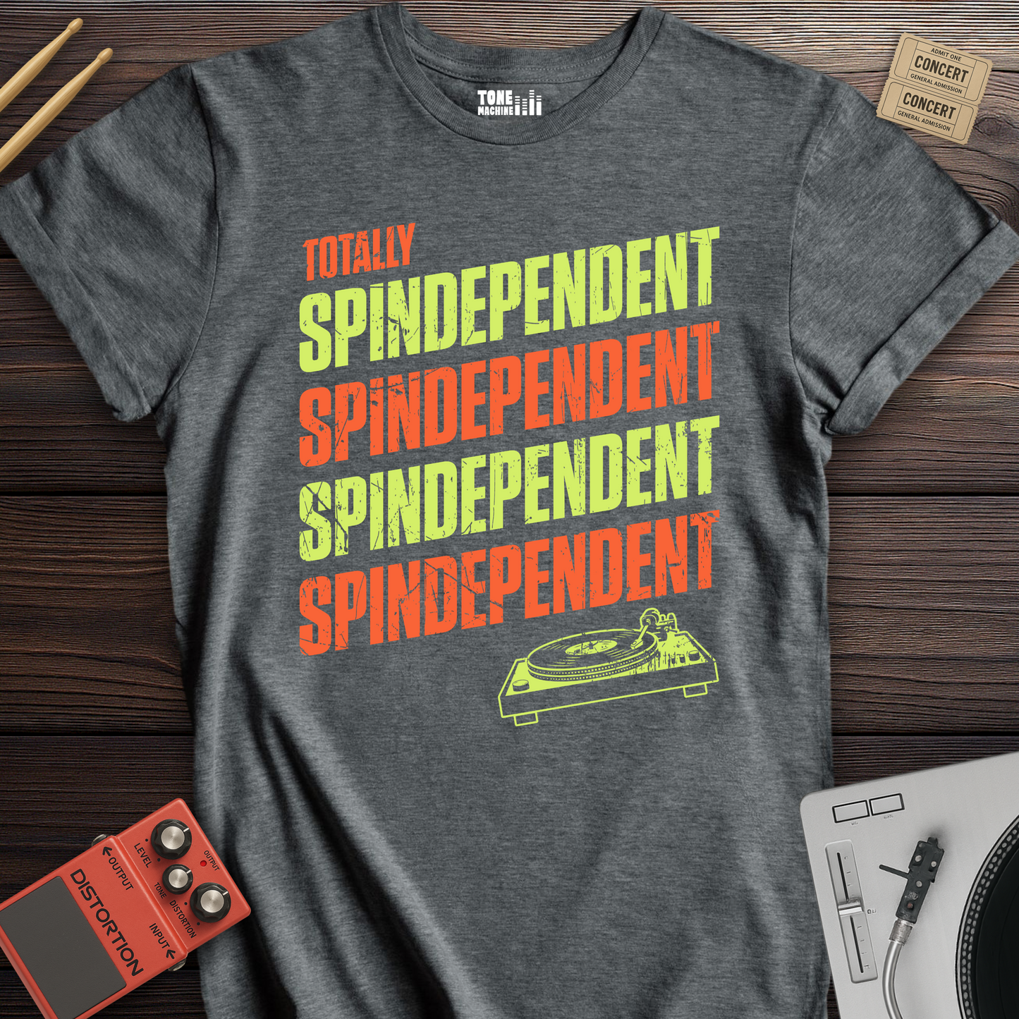 Totally Spindependent Vinyl T-Shirt