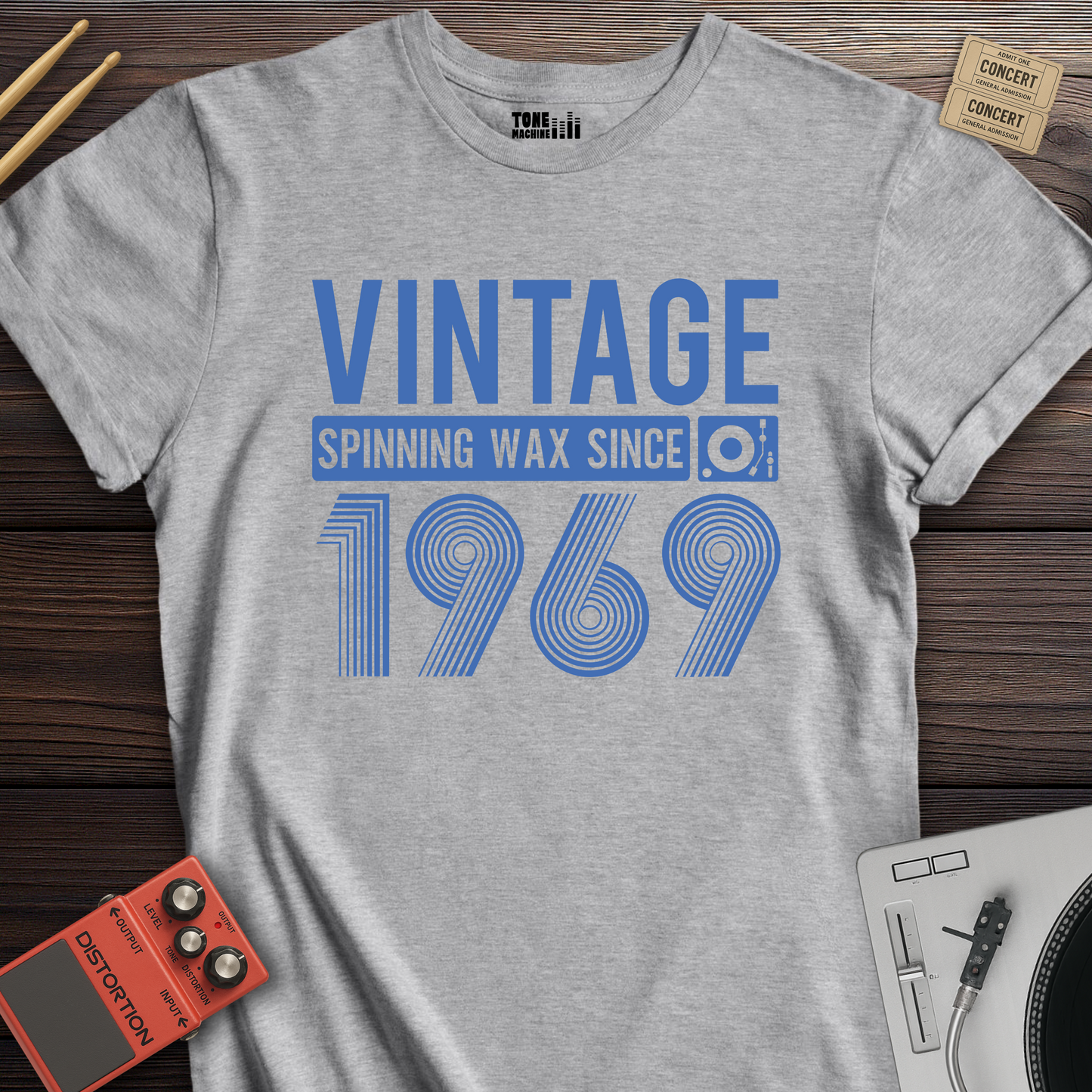Spinning Wax Since 1969 Vinyl T-Shirt