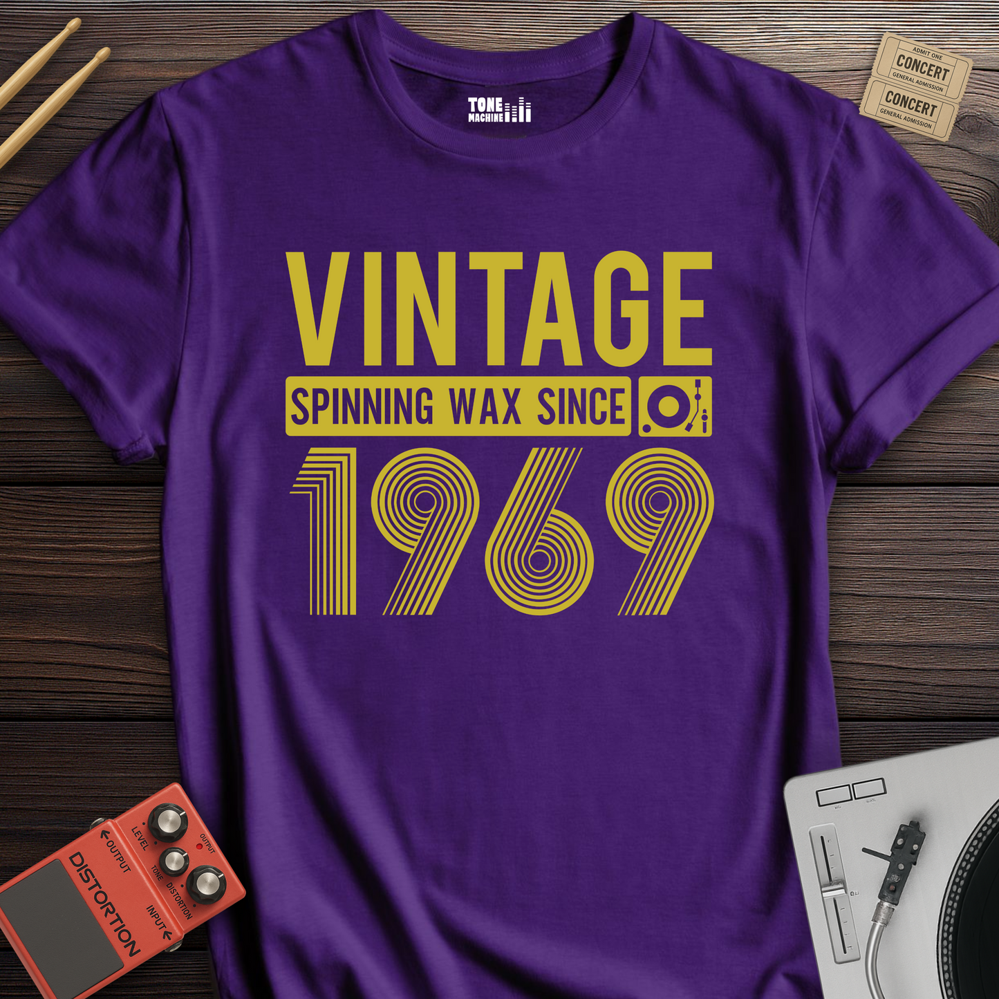 Spinning Wax Since 1969 Vinyl T-Shirt