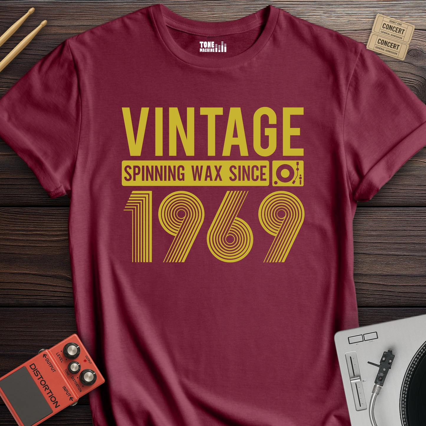Spinning Wax Since 1969 Vinyl T-Shirt