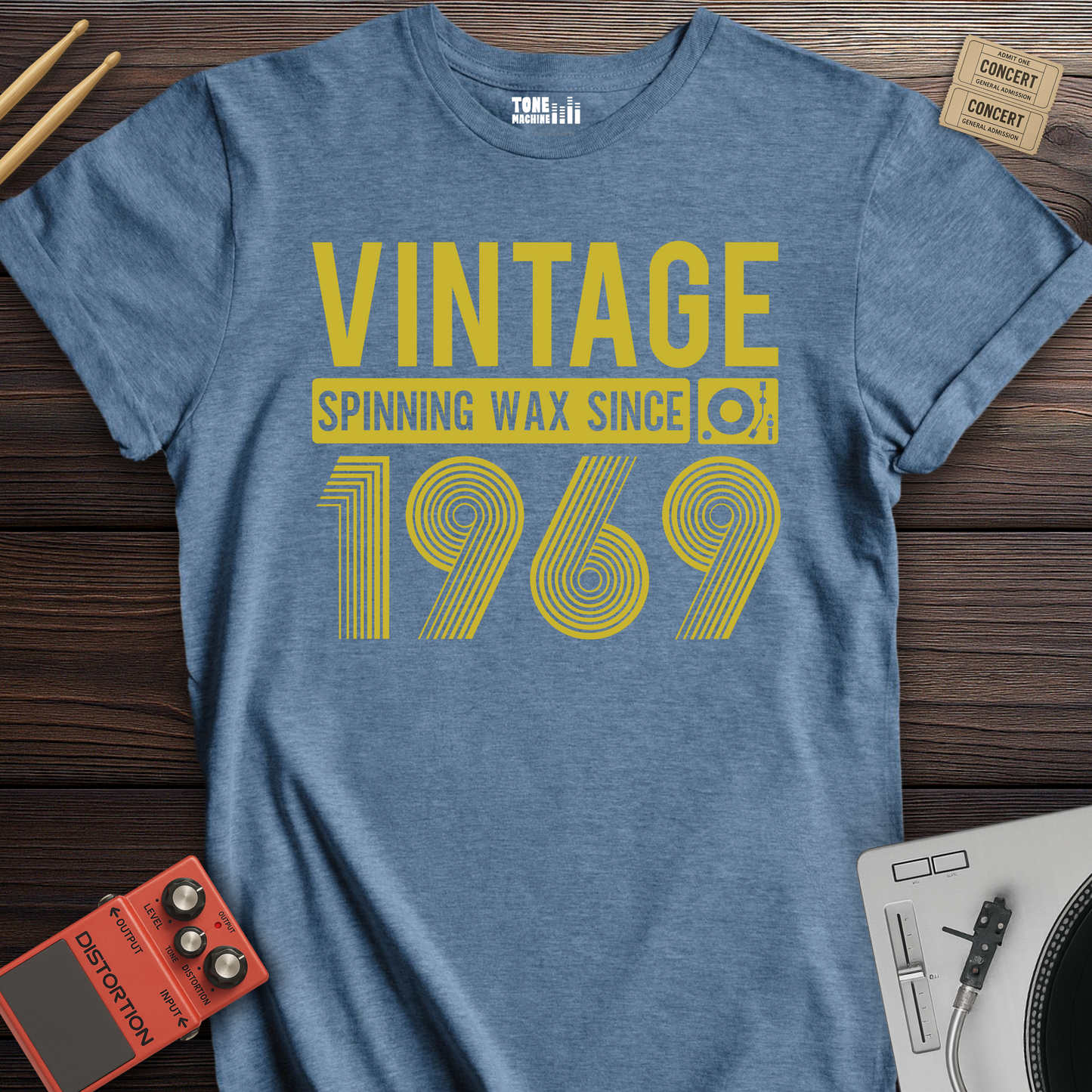 Spinning Wax Since 1969 Vinyl T-Shirt