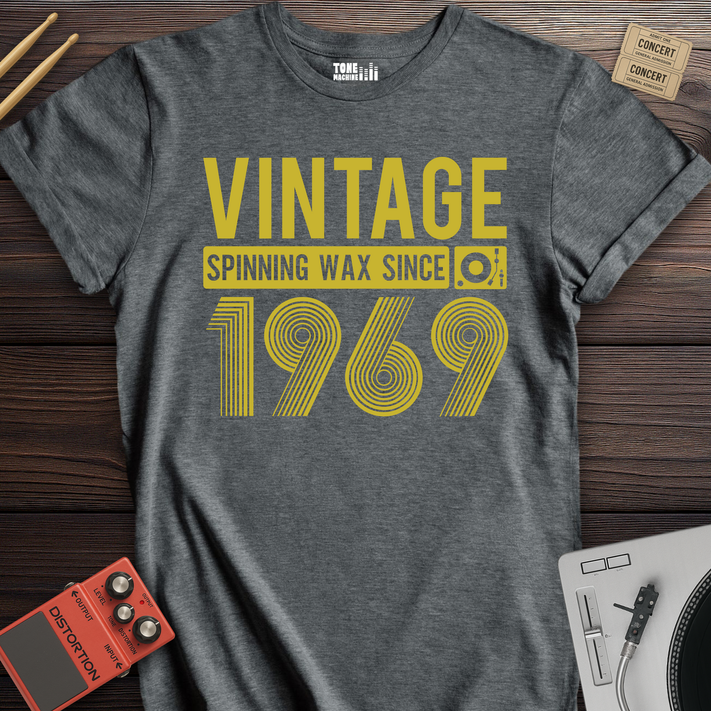 Spinning Wax Since 1969 Vinyl T-Shirt