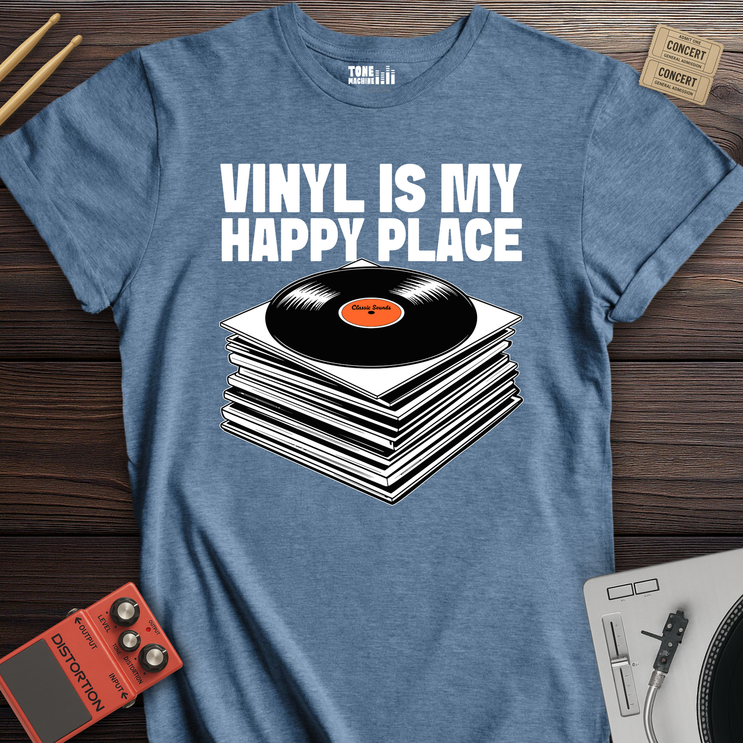 Vinyl Is My Happy Place T-Shirt