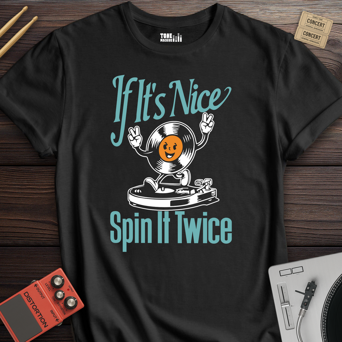 If It's Nice Spin It Twice Vinyl T-Shirt