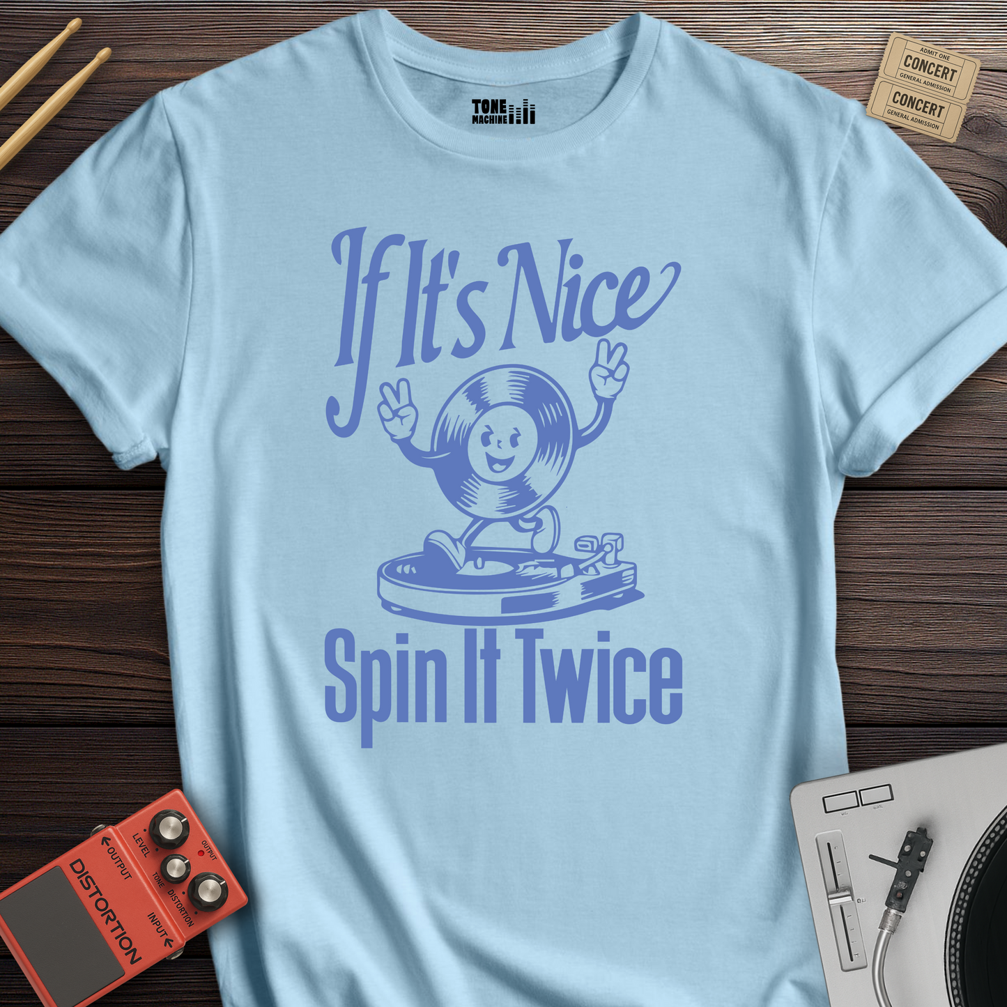 If It's Nice Spin It Twice Vinyl T-Shirt