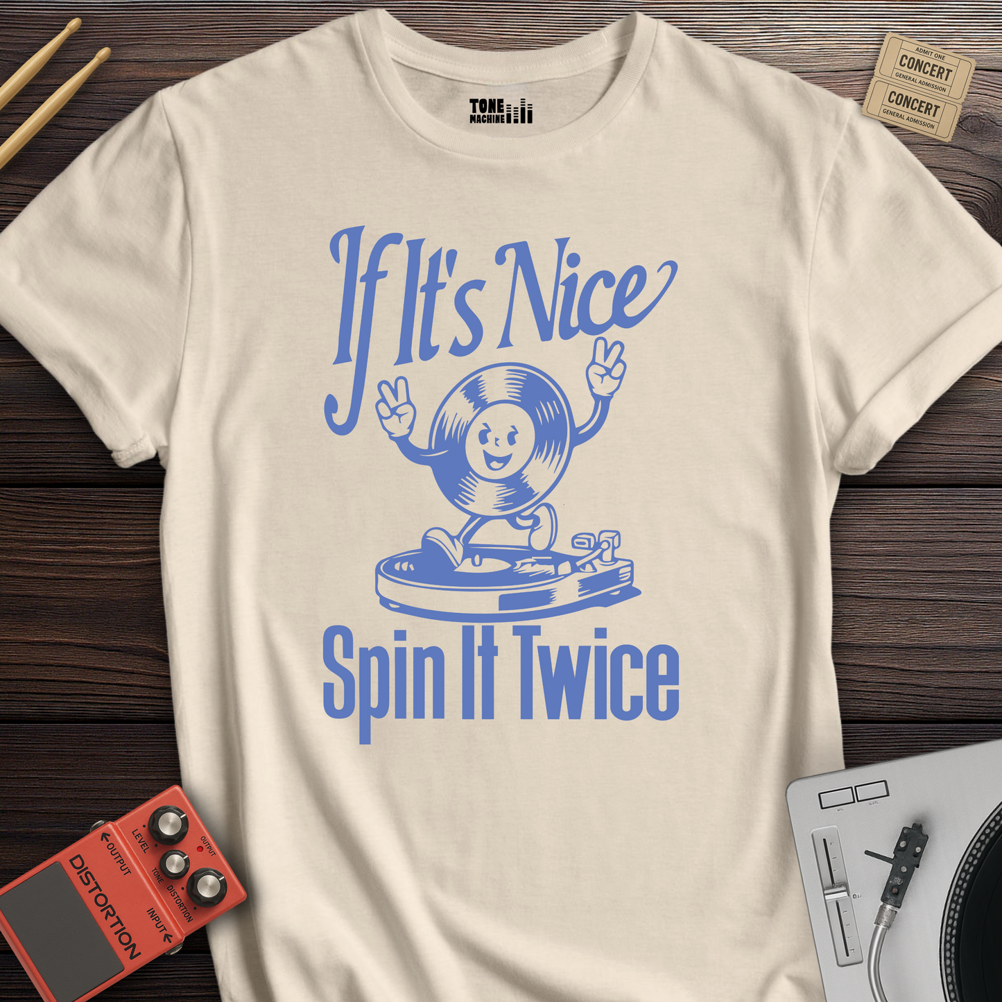 If It's Nice Spin It Twice Vinyl T-Shirt
