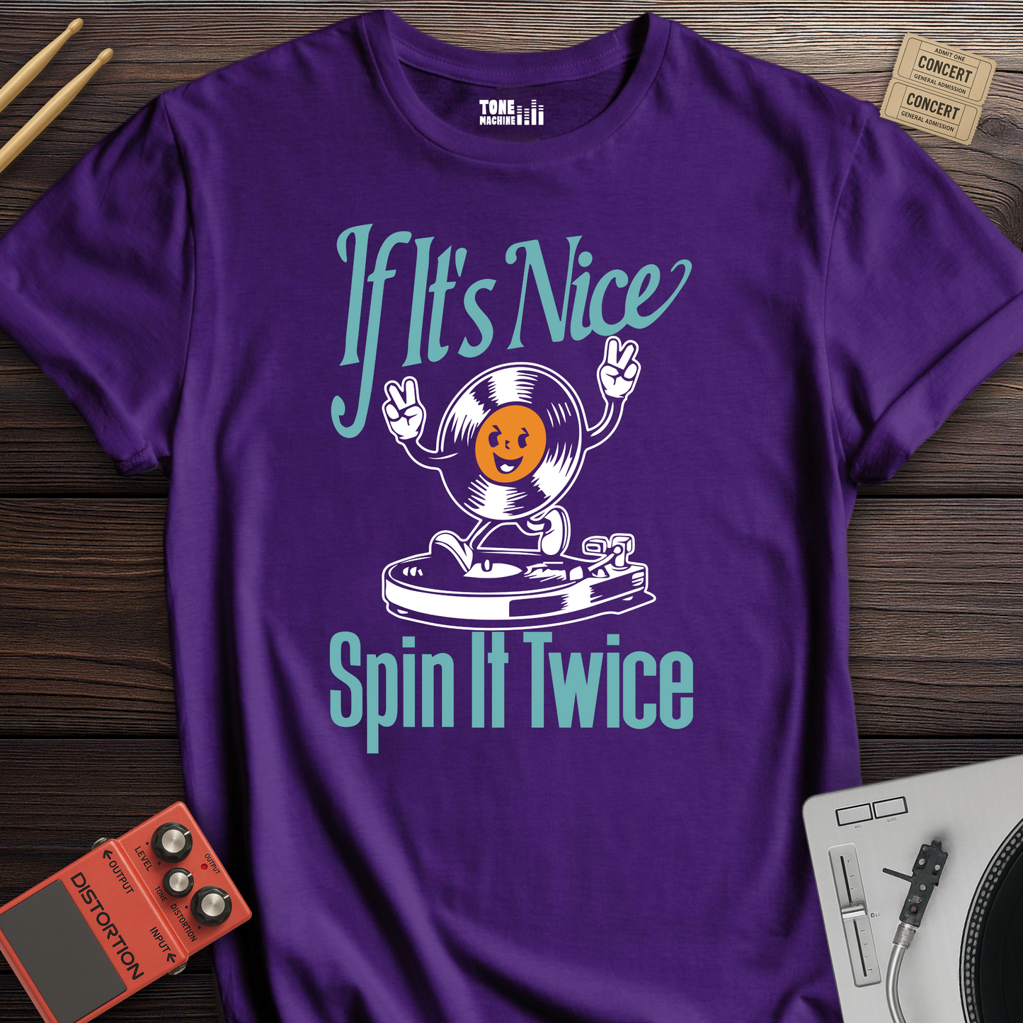 If It's Nice Spin It Twice Vinyl T-Shirt
