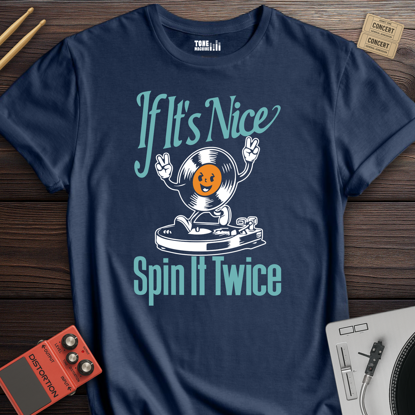 If It's Nice Spin It Twice Vinyl T-Shirt