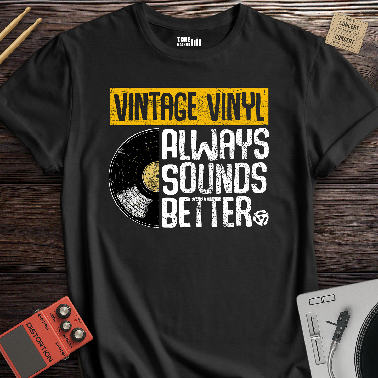 Vintage Vinyl Always Sounds Better T-Shirt