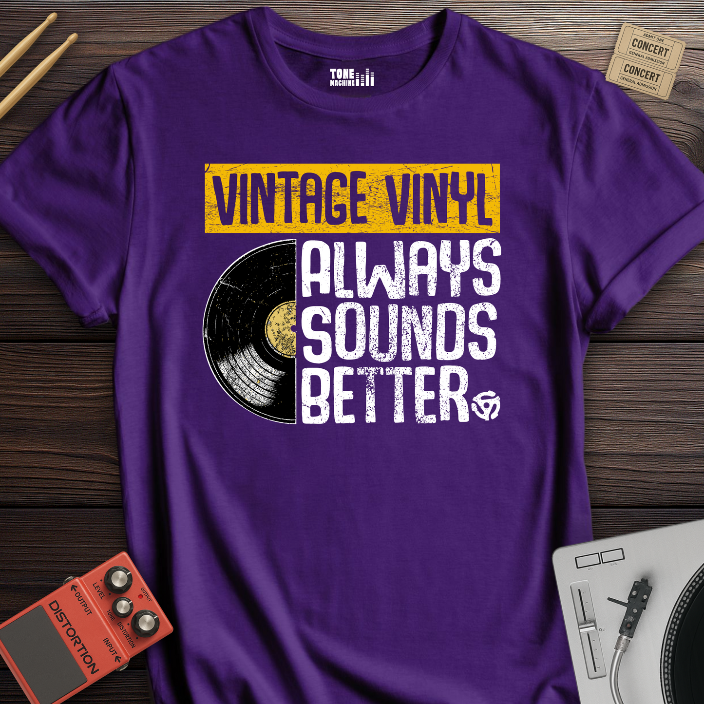Vintage Vinyl Always Sounds Better T-Shirt