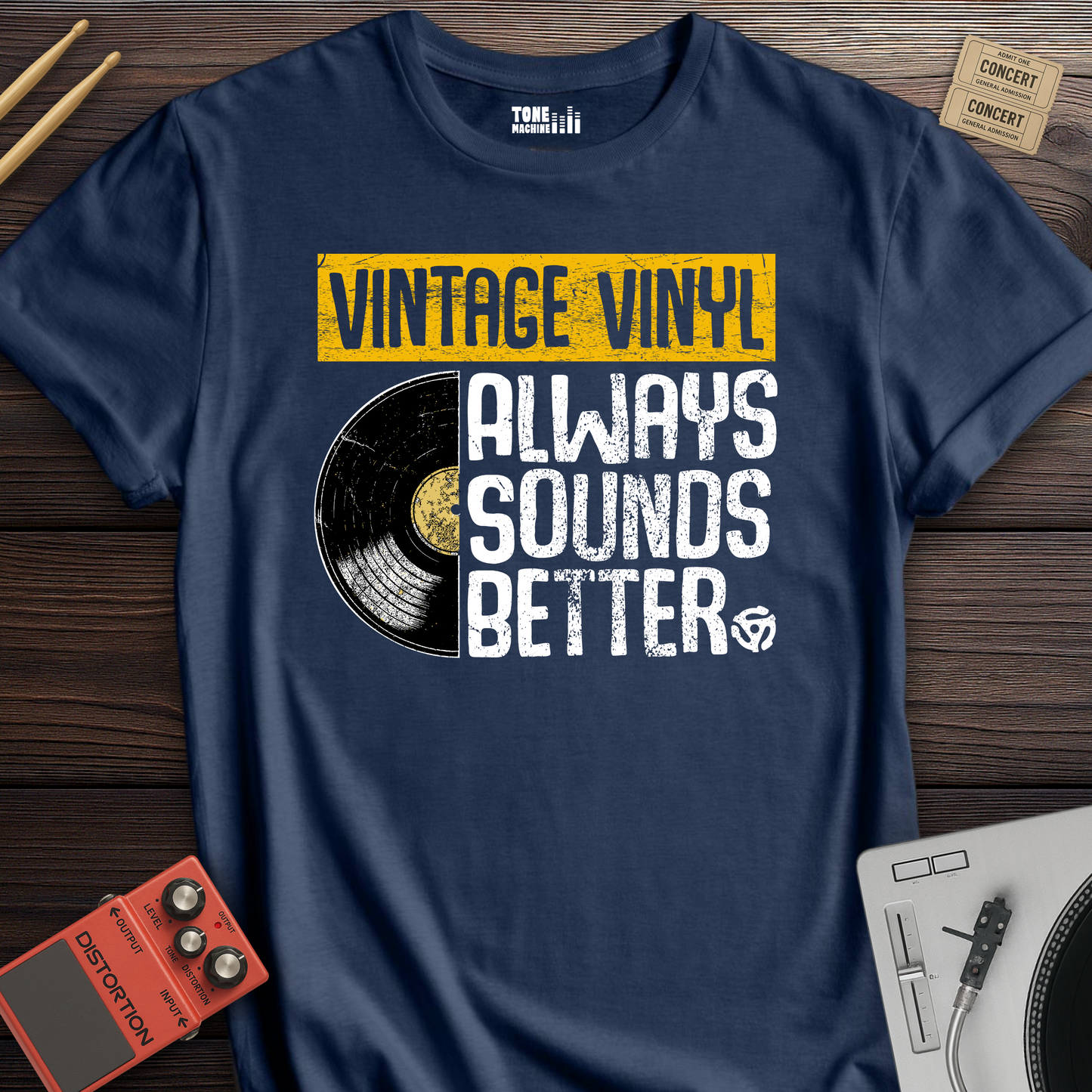 Vintage Vinyl Always Sounds Better T-Shirt