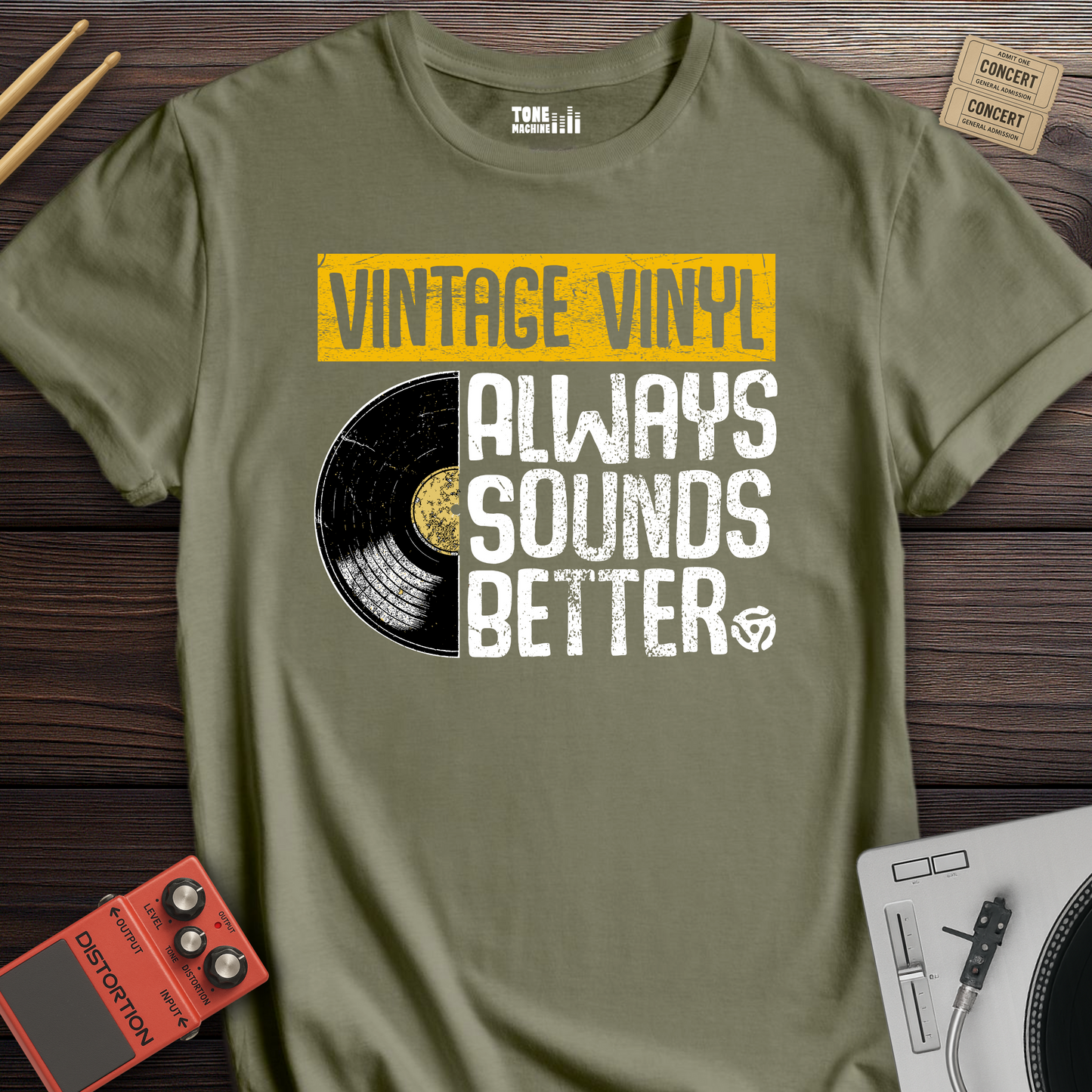Vintage Vinyl Always Sounds Better T-Shirt