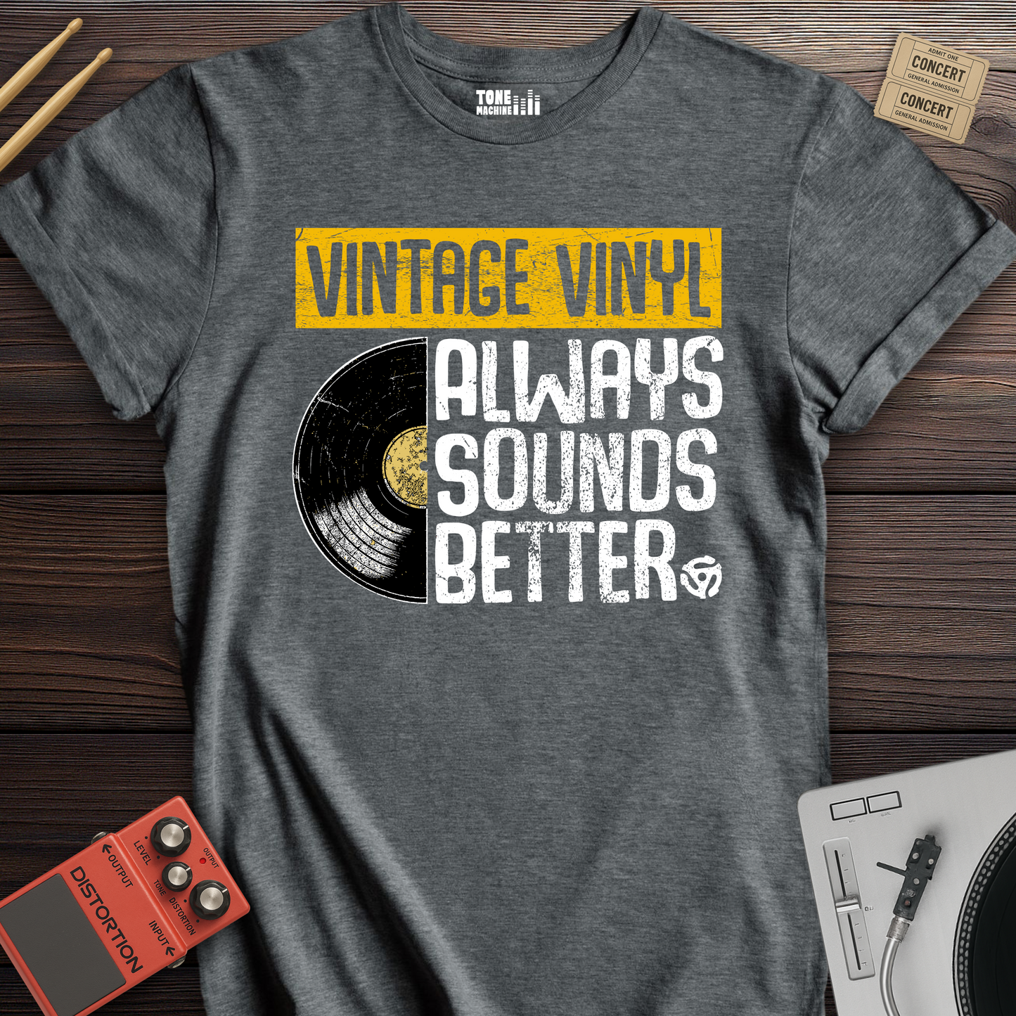 Vintage Vinyl Always Sounds Better T-Shirt