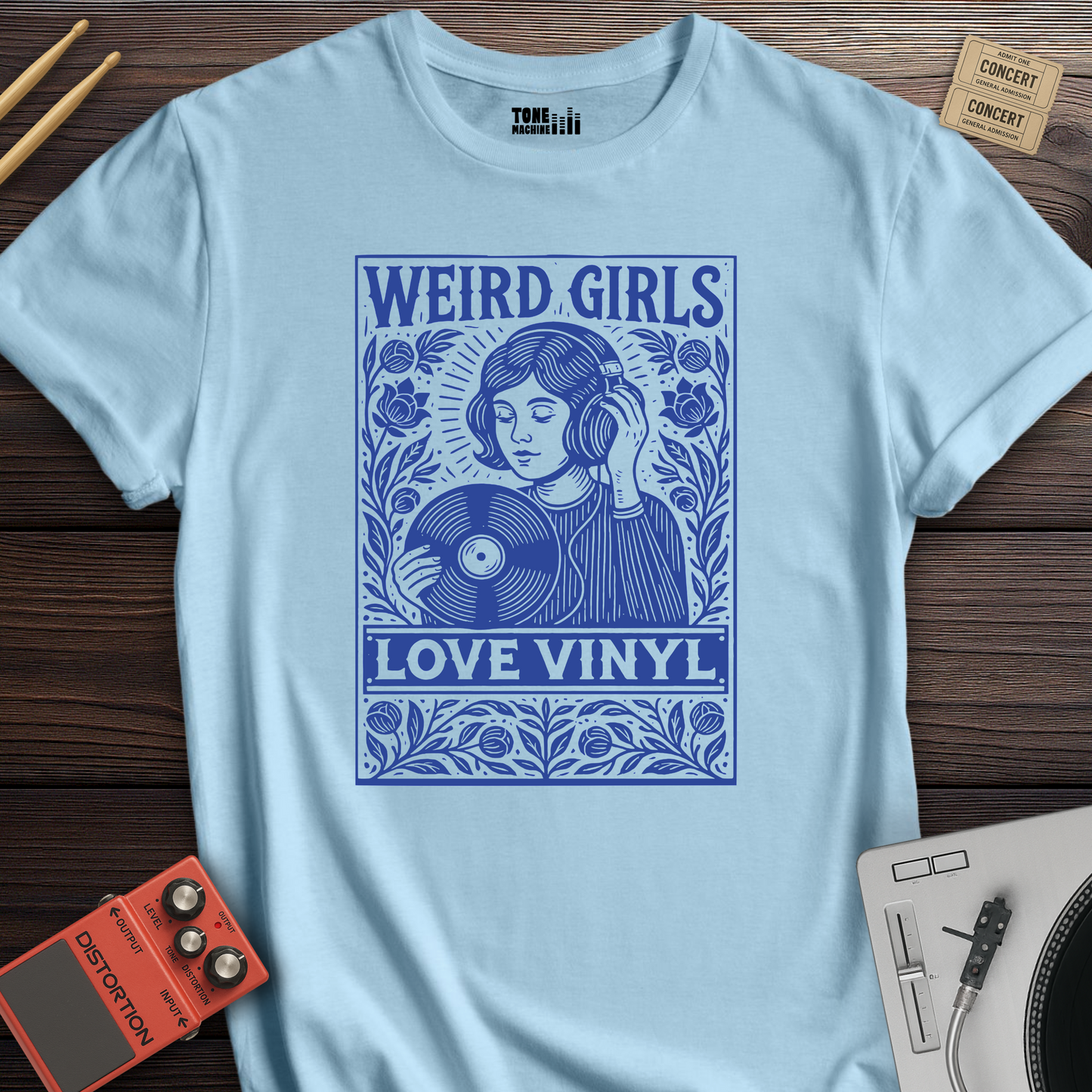 Weird Girls Love Vinyl T-Shirt