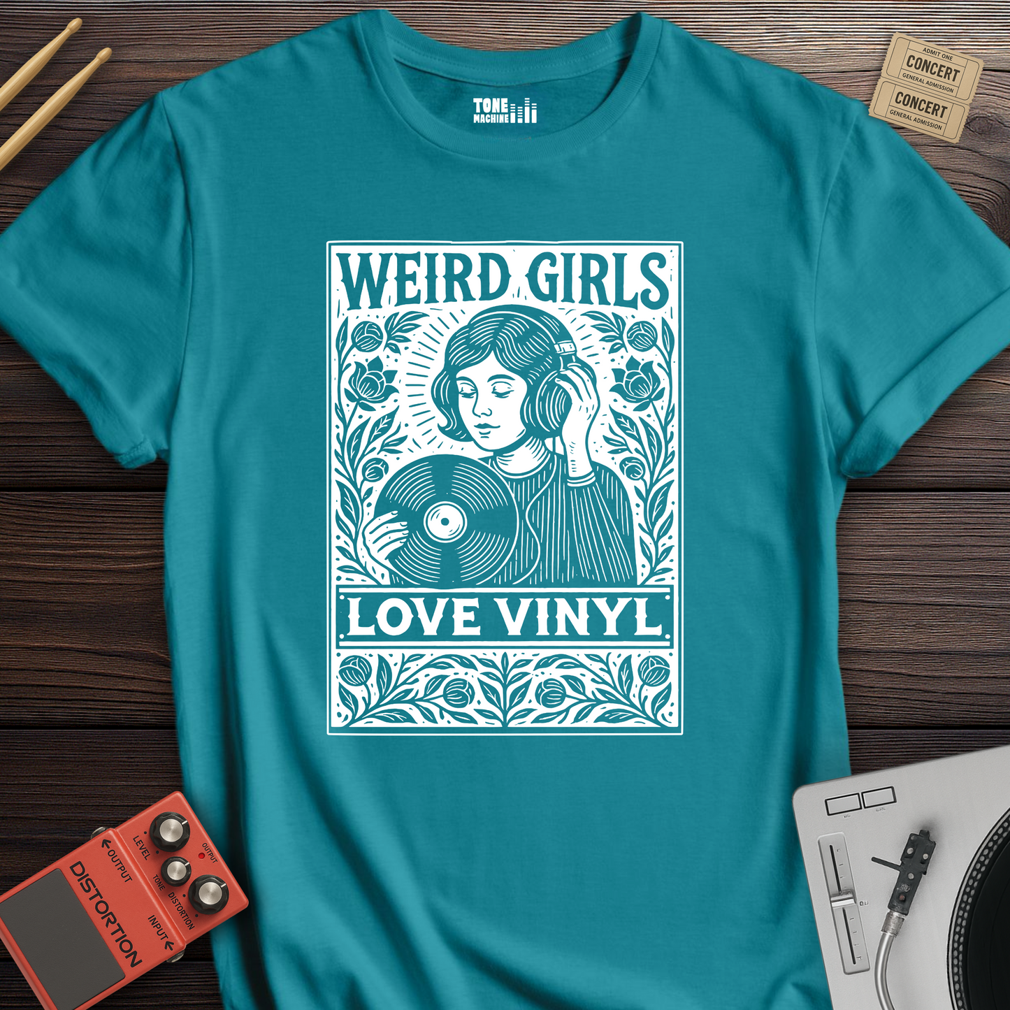 Weird Girls Love Vinyl T-Shirt