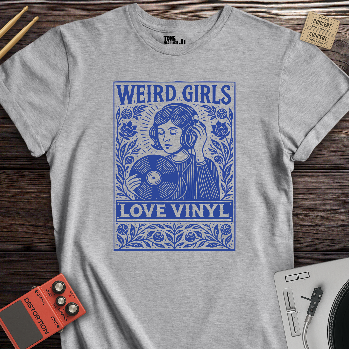 Weird Girls Love Vinyl T-Shirt