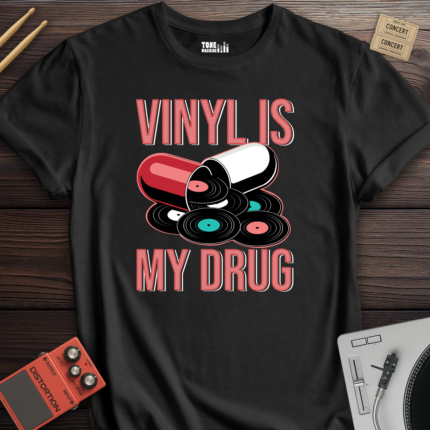 Vinyl Is My Drug T-Shirt