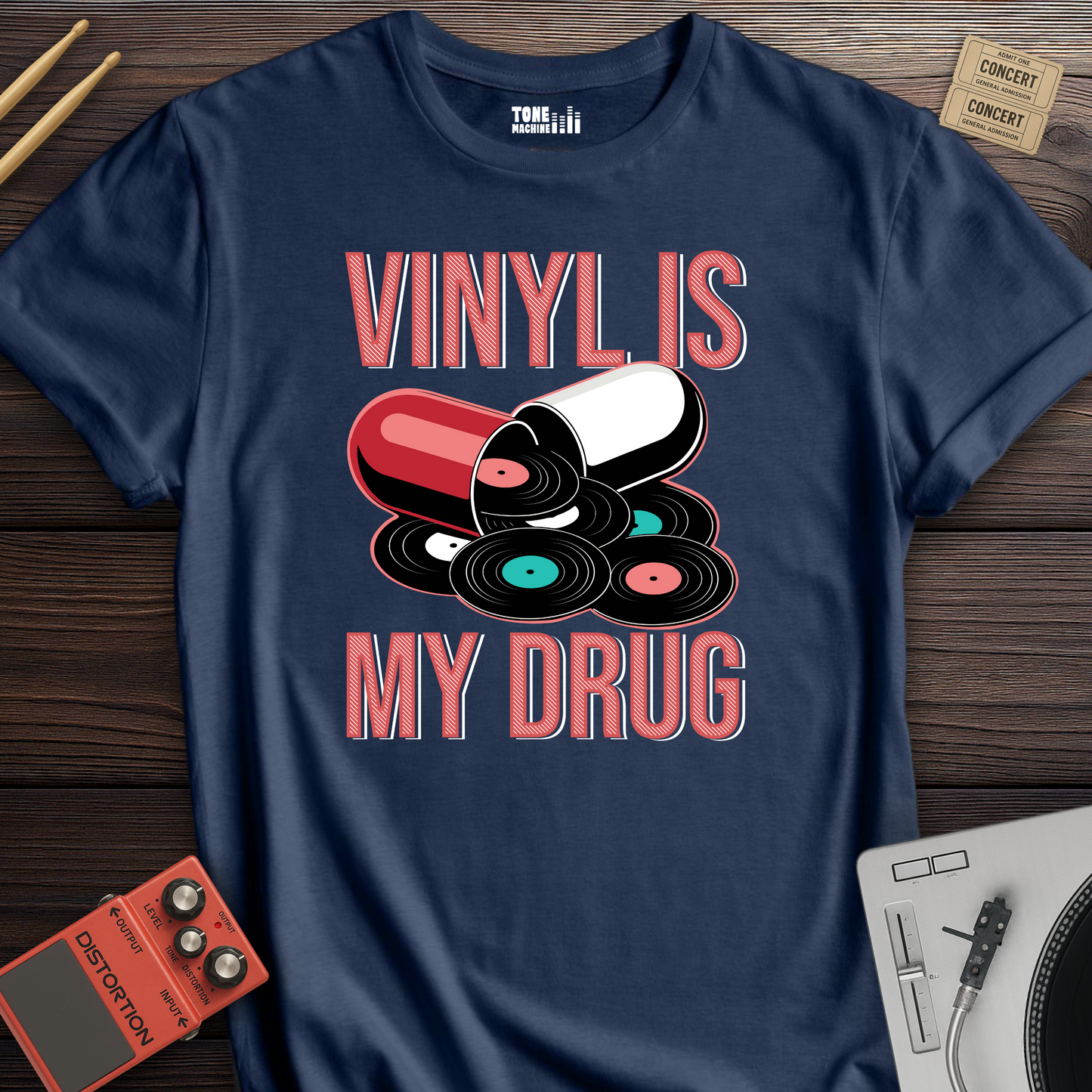 Vinyl Is My Drug T-Shirt