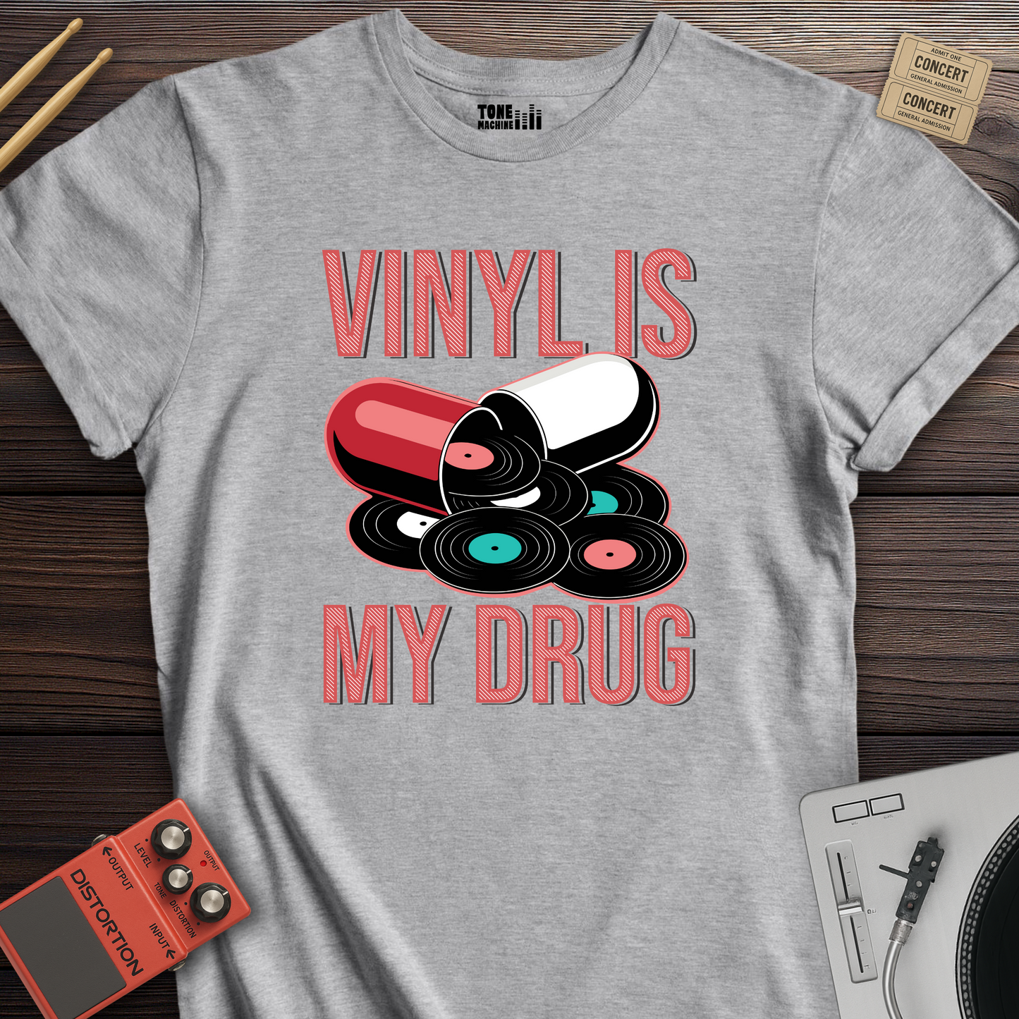 Vinyl Is My Drug T-Shirt