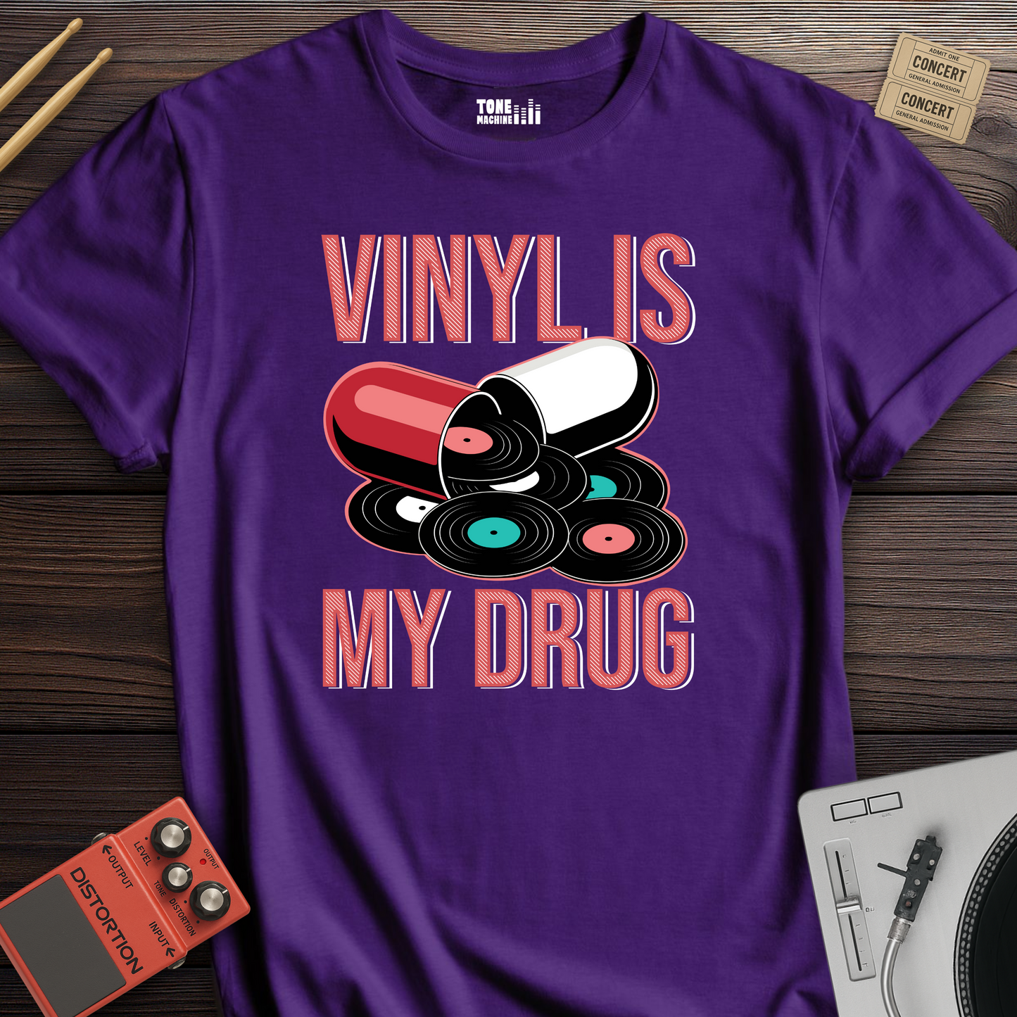 Vinyl Is My Drug T-Shirt