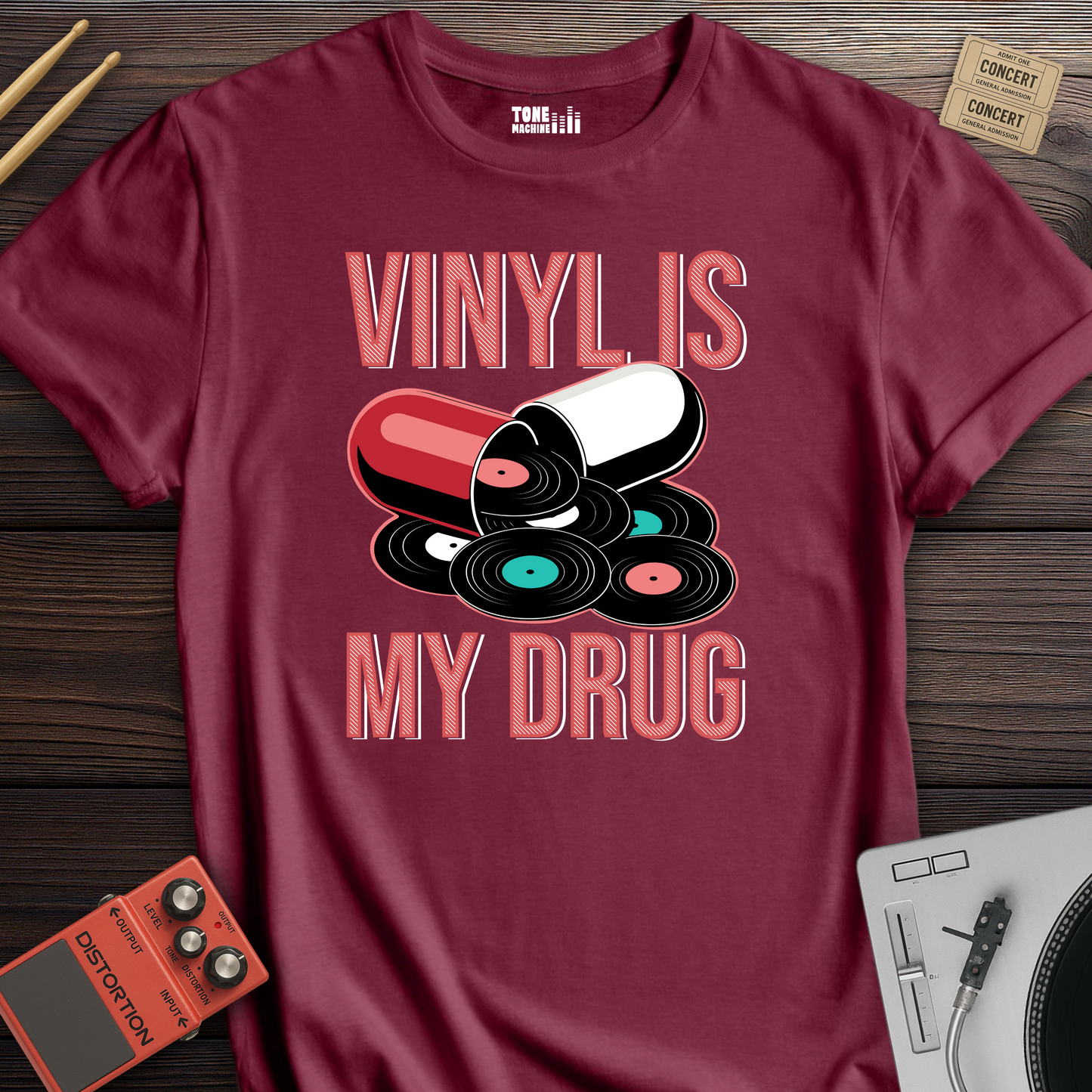 Vinyl Is My Drug T-Shirt