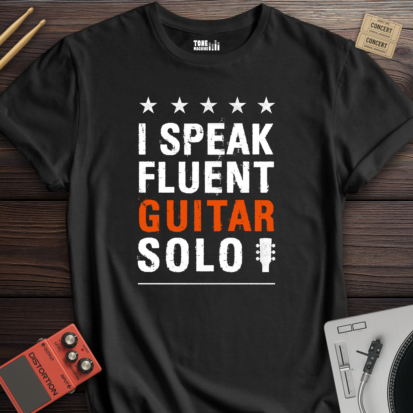 I Speak Fluent Guitar Solo Tshirt