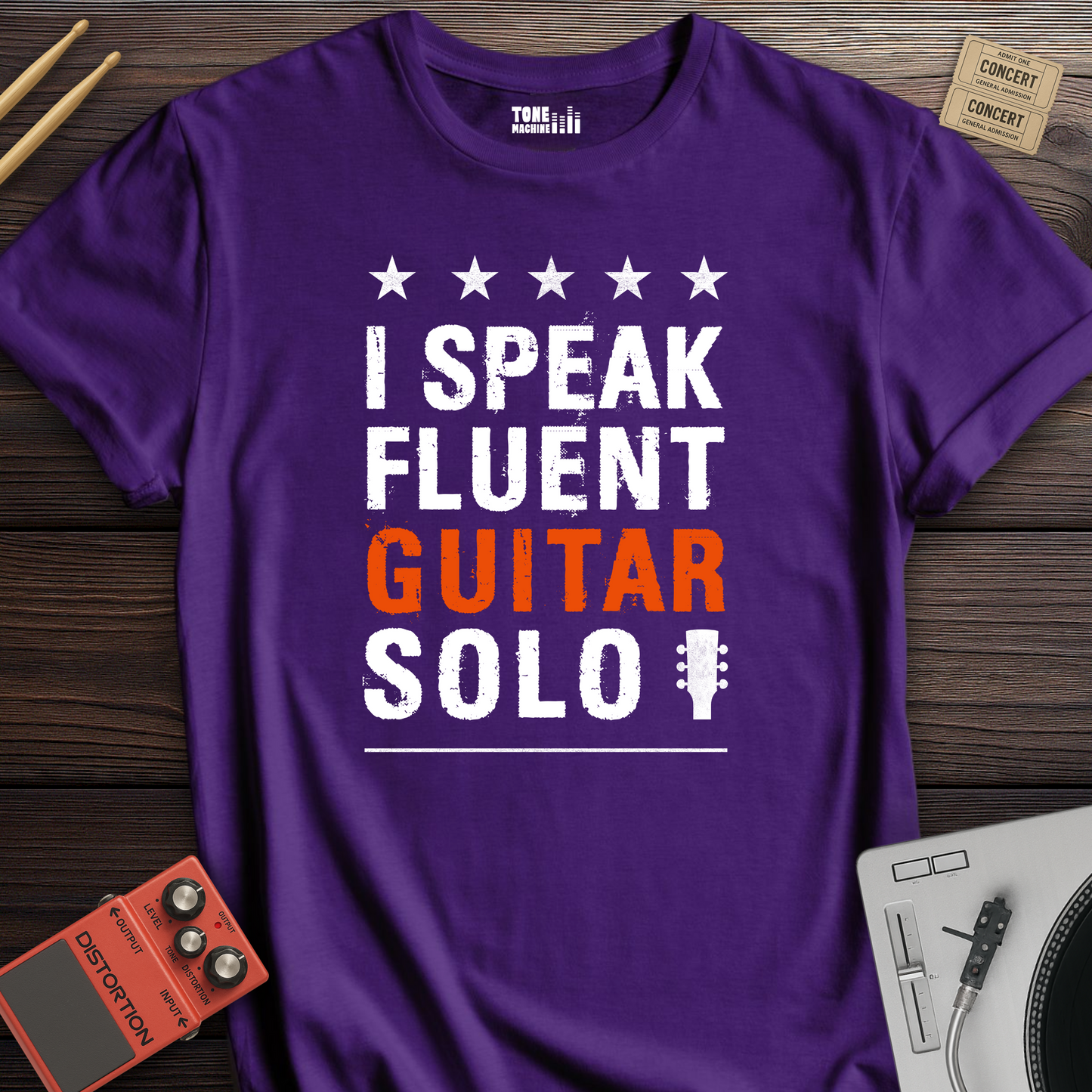 I Speak Fluent Guitar Solo Tshirt