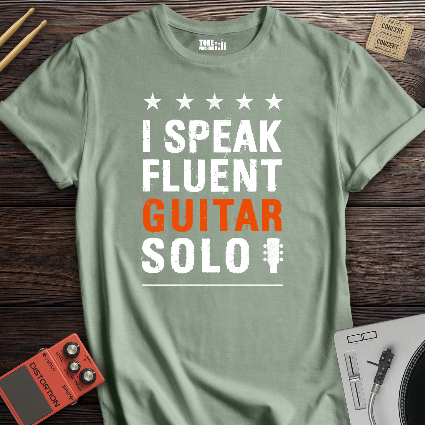 I Speak Fluent Guitar Solo Tshirt