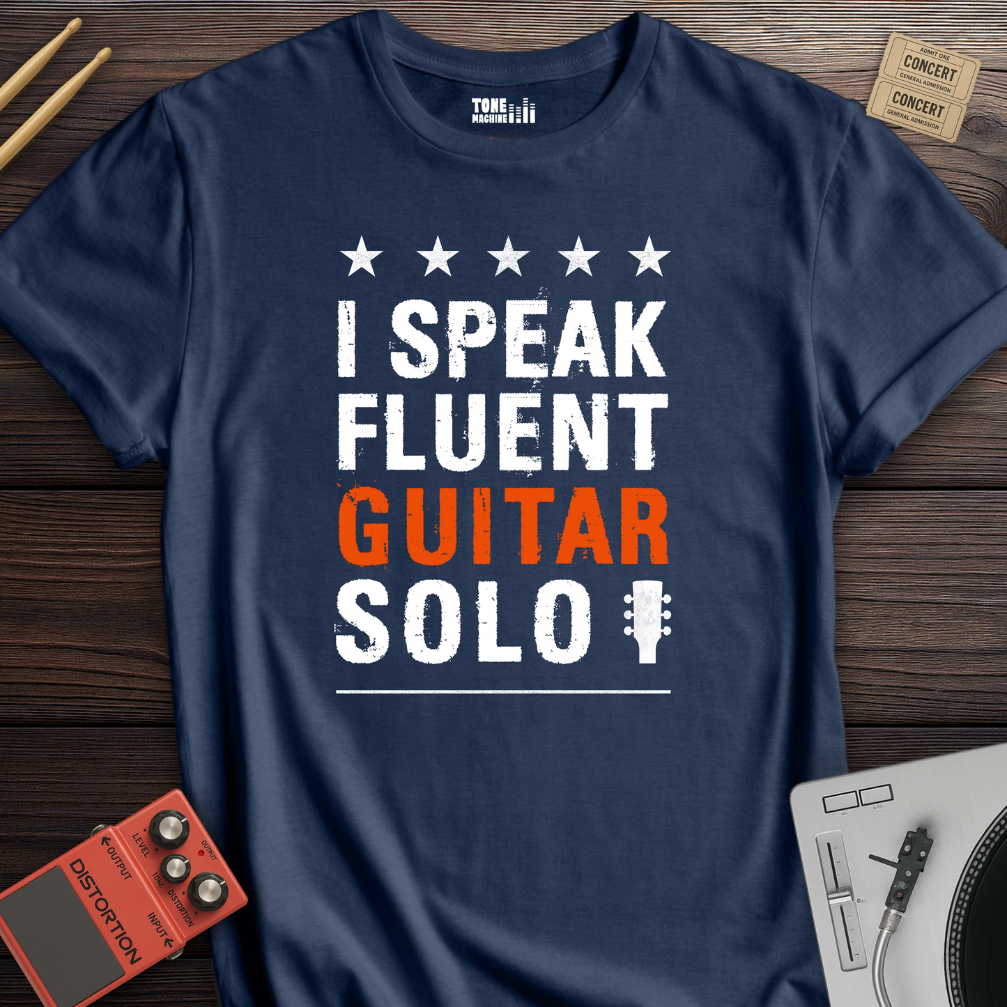 I Speak Fluent Guitar Solo Tshirt