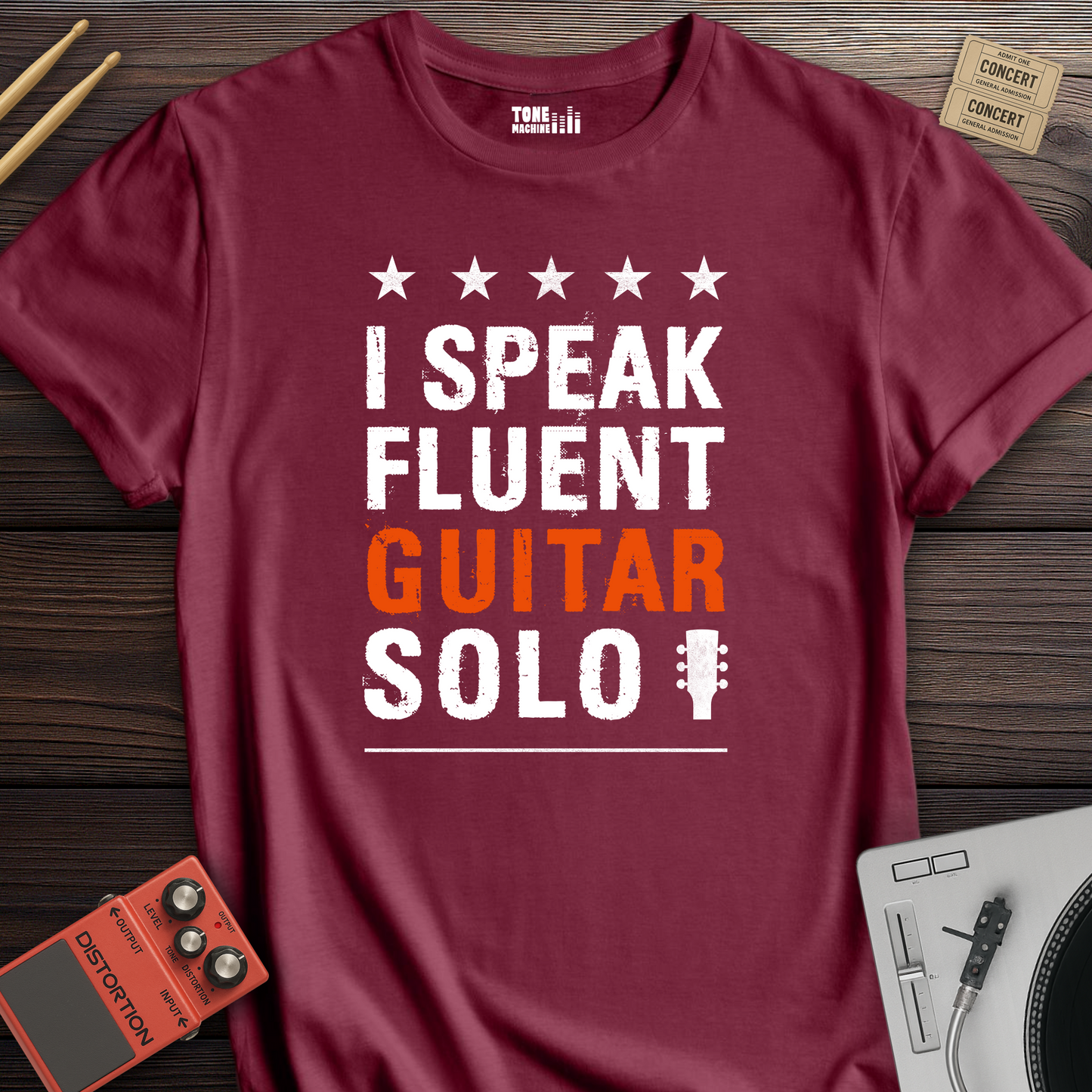 I Speak Fluent Guitar Solo Tshirt