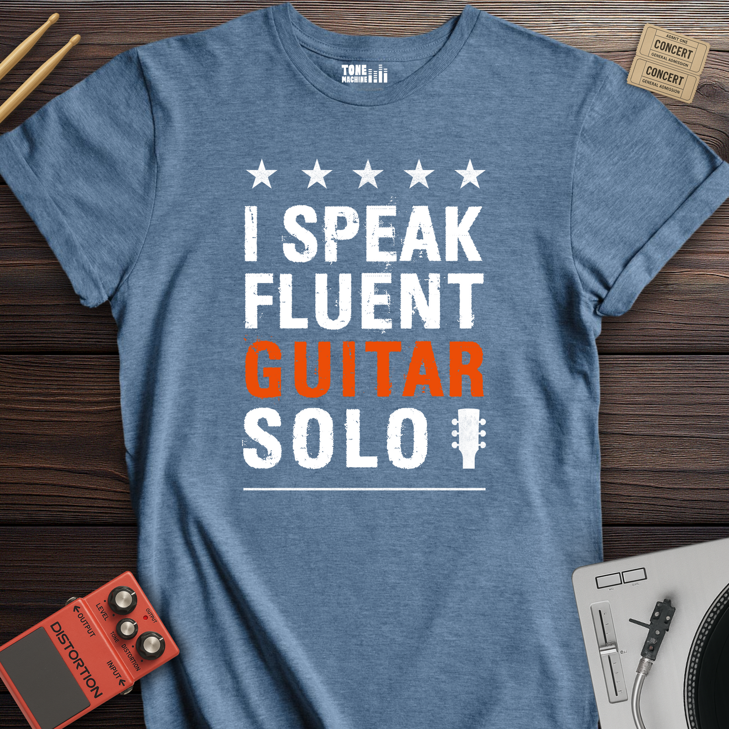 I Speak Fluent Guitar Solo Tshirt
