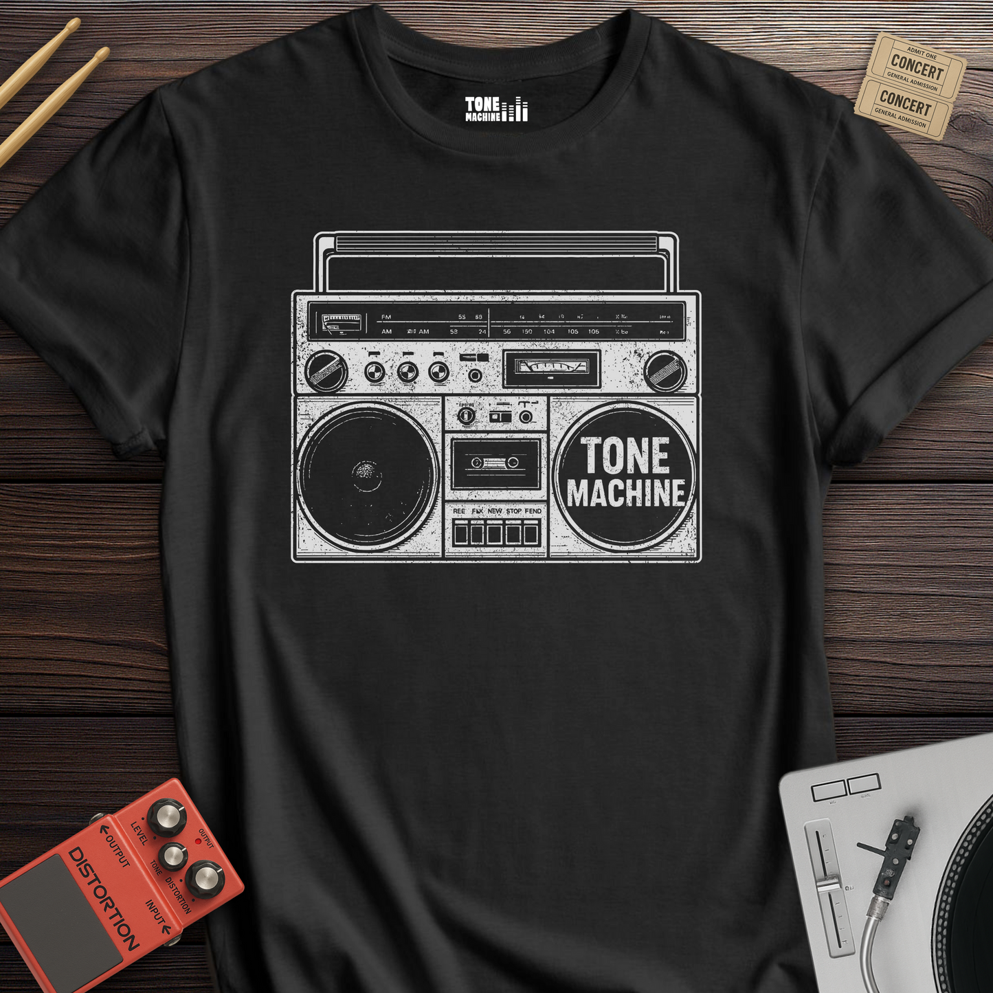 Tone Machine Classic Boombox T-Shirt