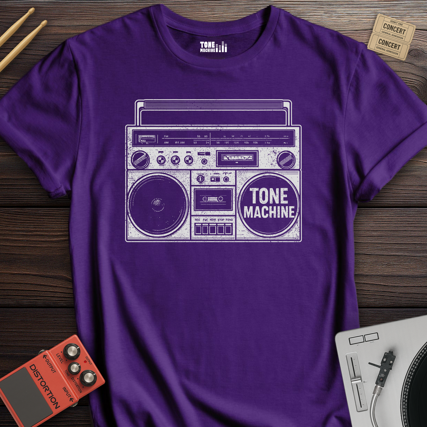 Tone Machine Classic Boombox T-Shirt