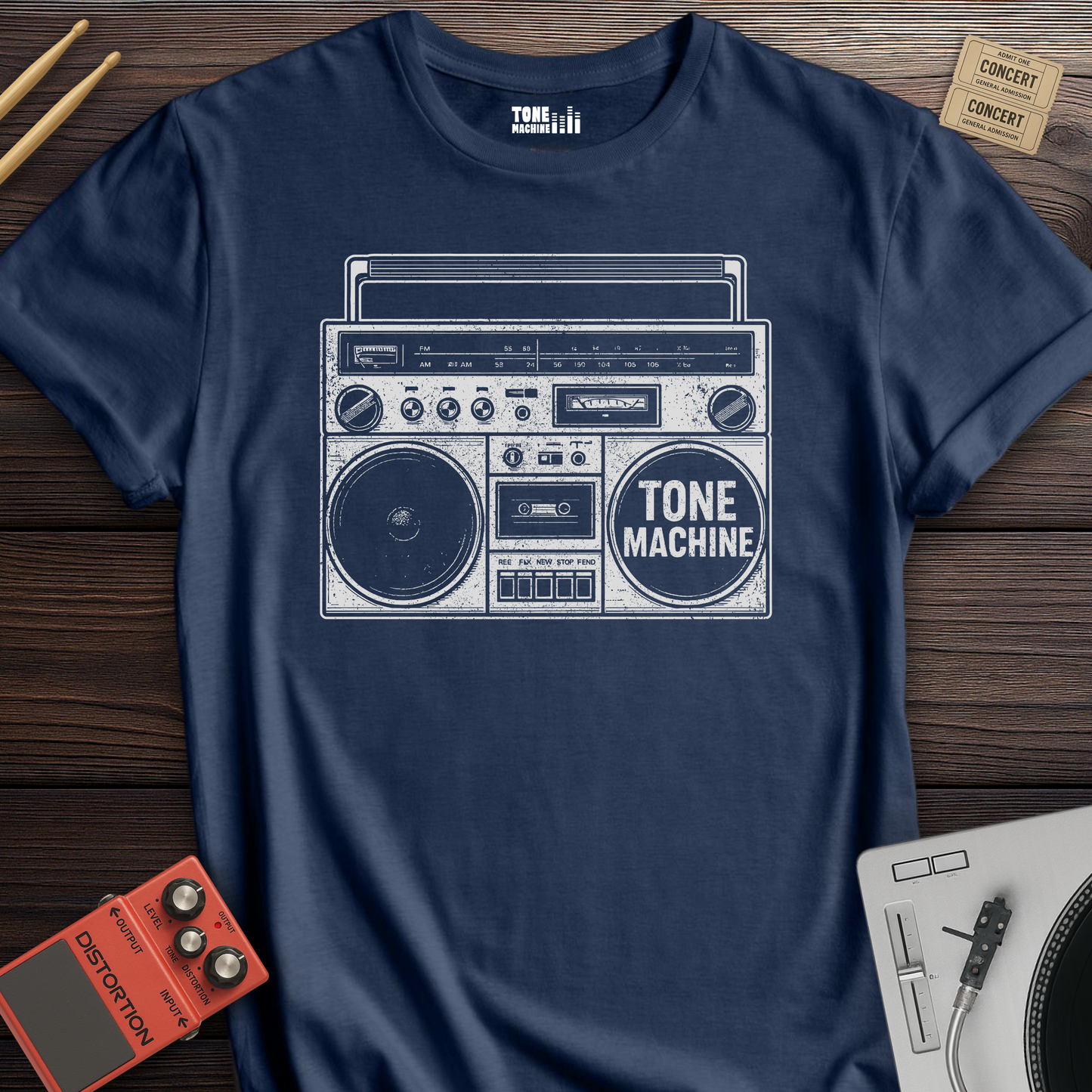 Tone Machine Classic Boombox T-Shirt