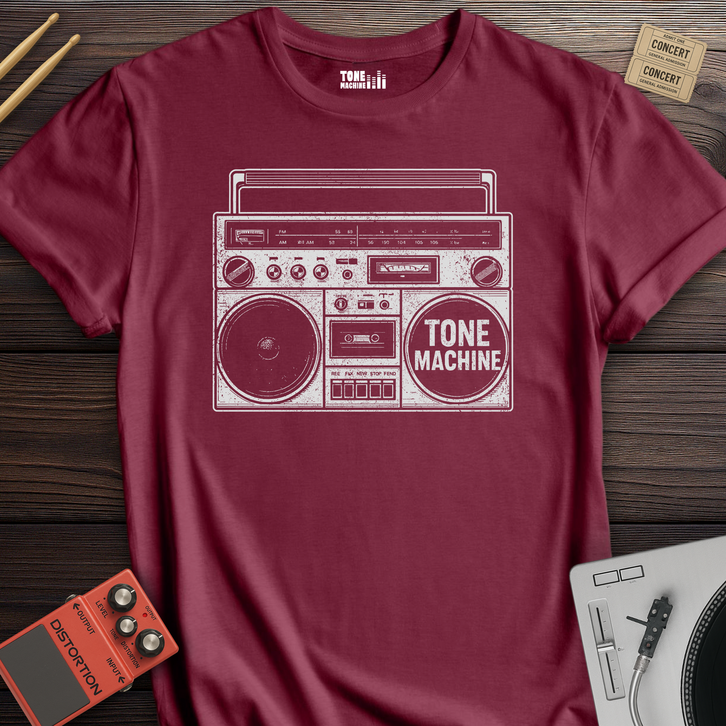 Tone Machine Classic Boombox T-Shirt