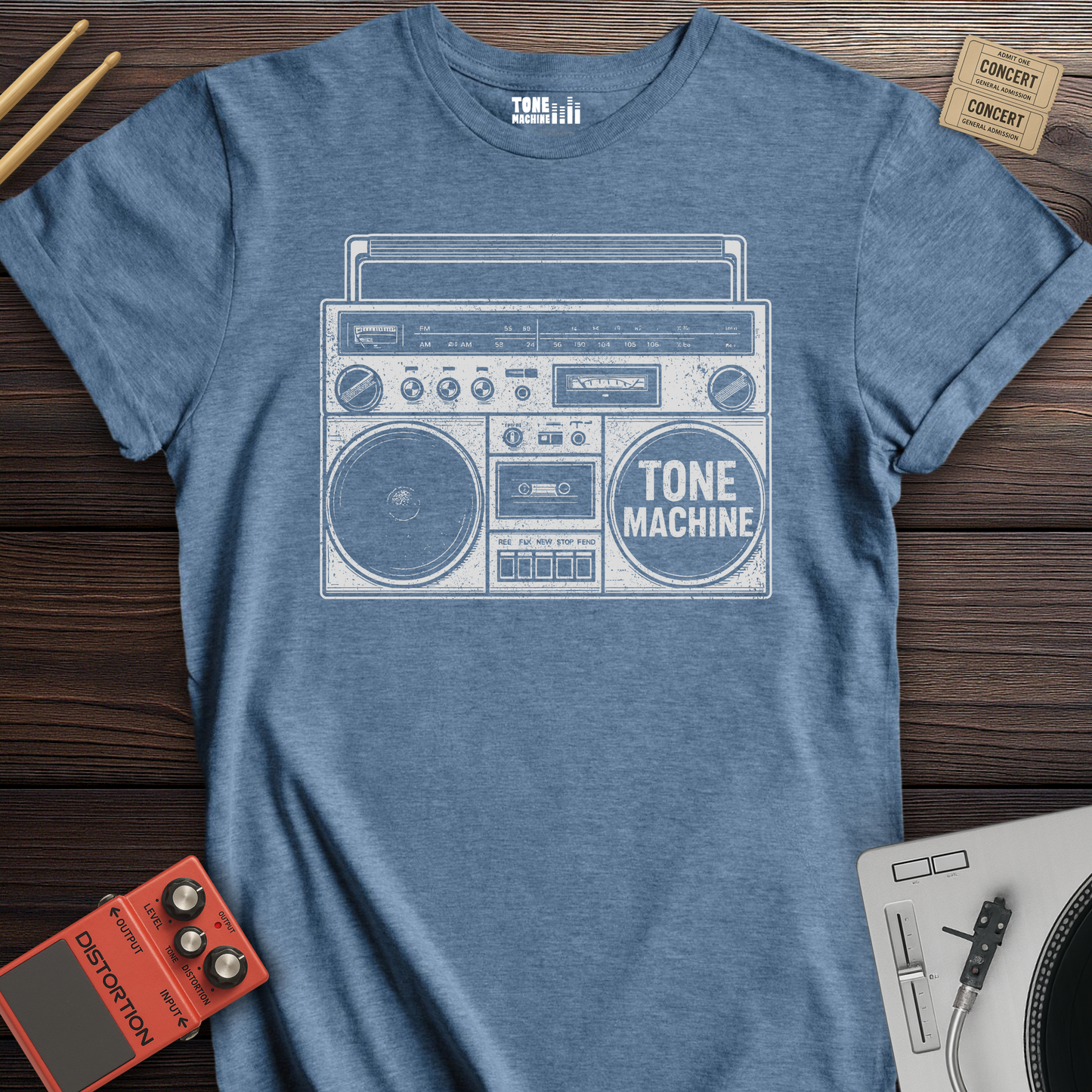 Tone Machine Classic Boombox T-Shirt