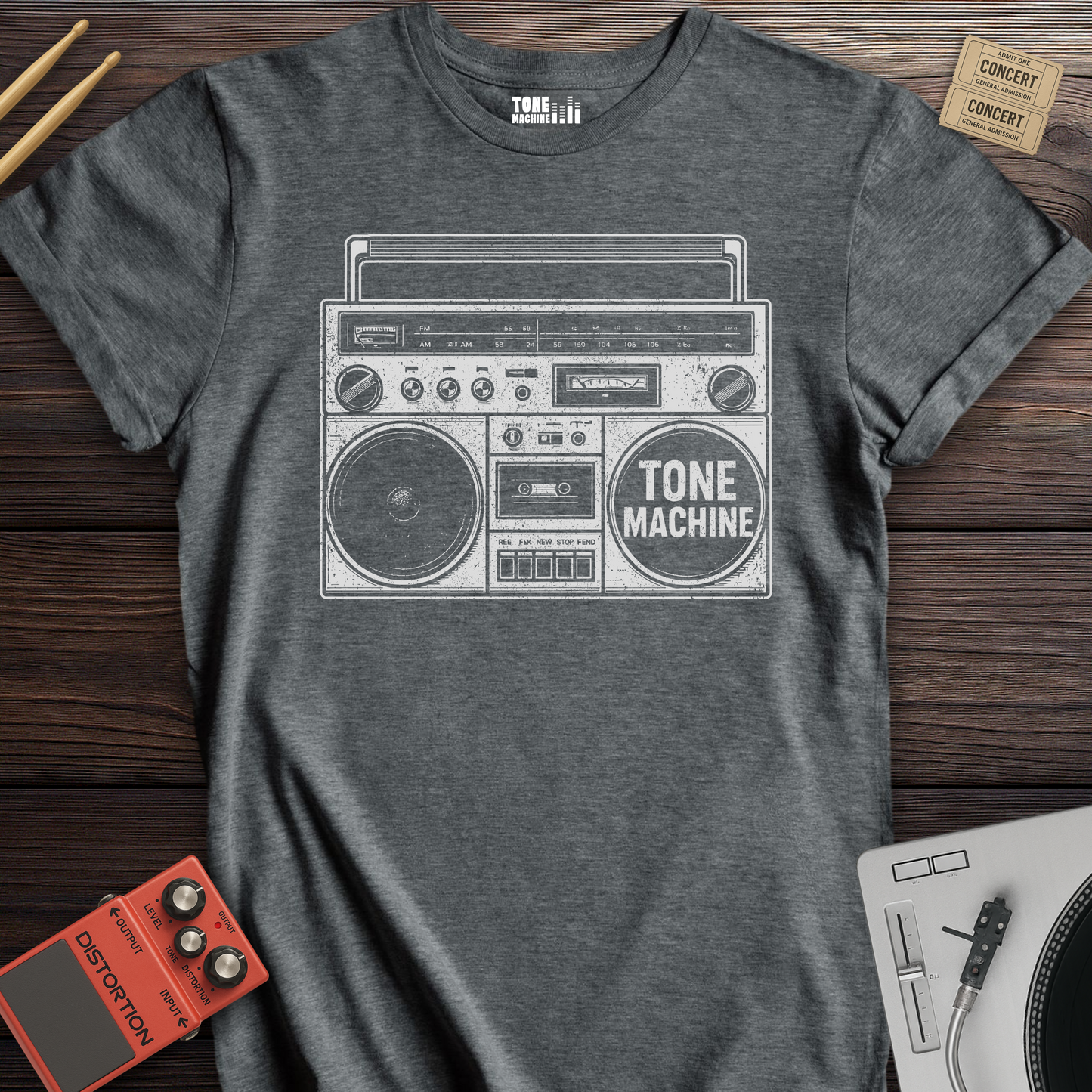 Tone Machine Classic Boombox T-Shirt