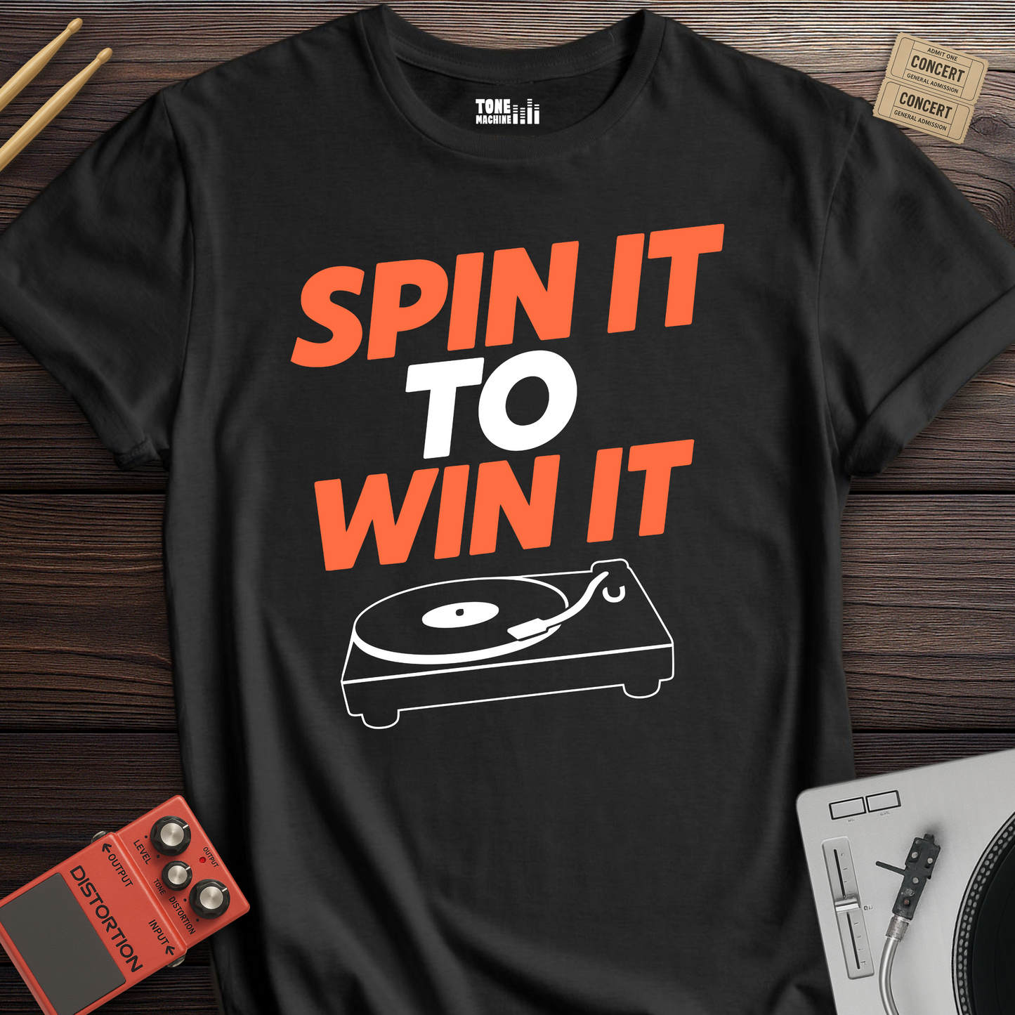 Spin It To Win It Vinyl T-Shirt
