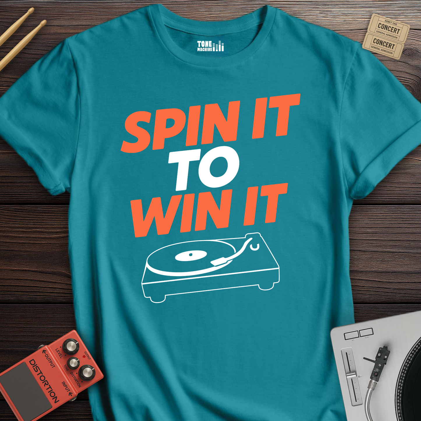 Spin It To Win It Vinyl T-Shirt