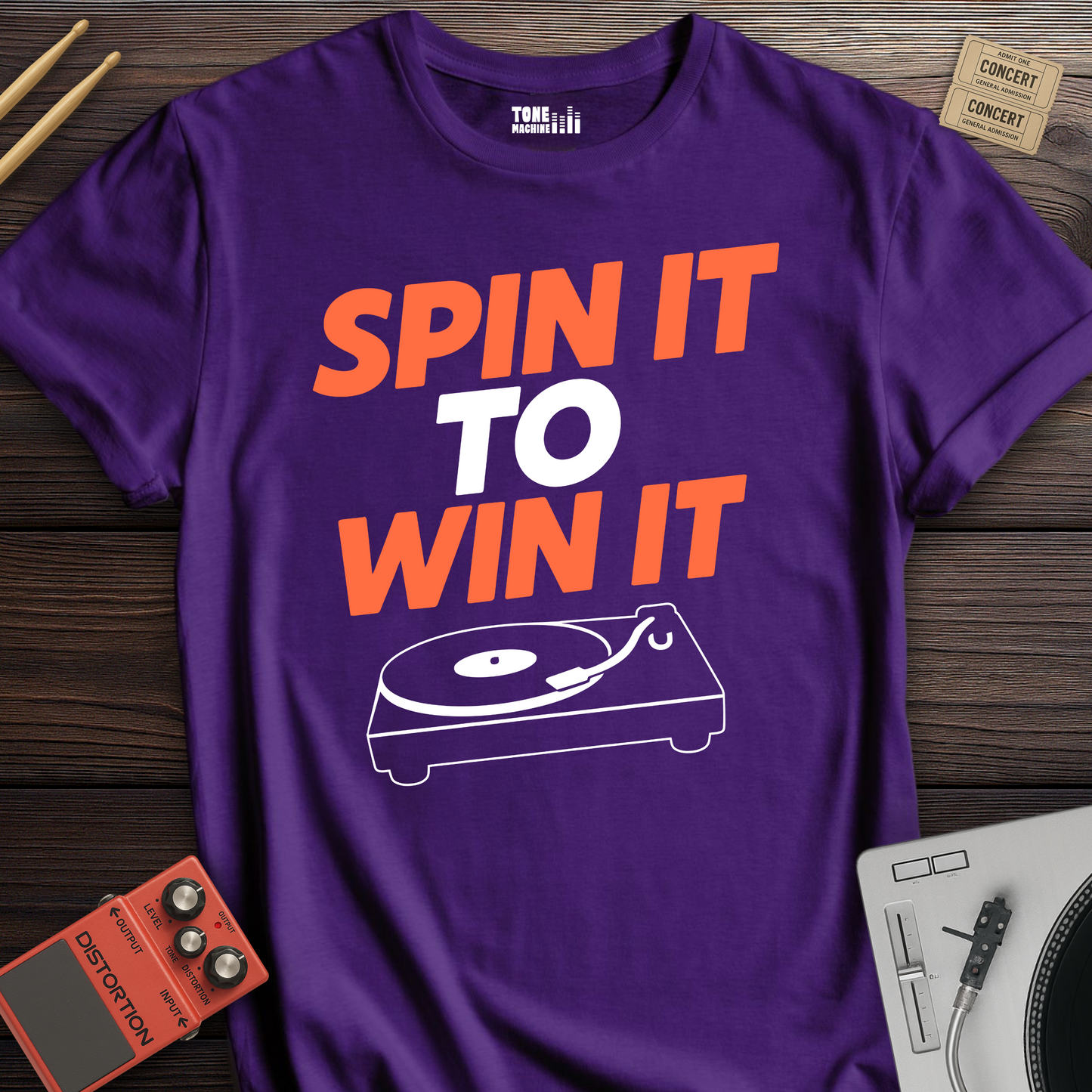 Spin It To Win It Vinyl T-Shirt