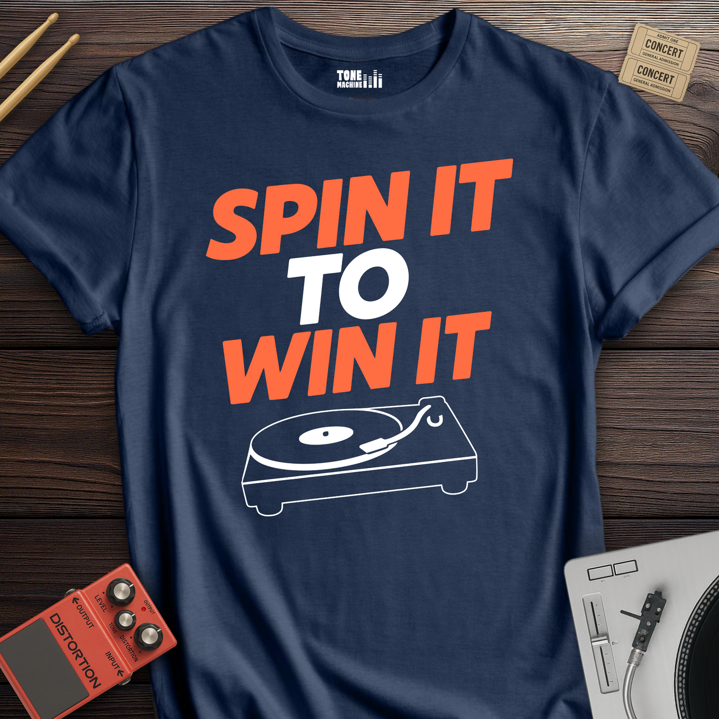 Spin It To Win It Vinyl T-Shirt