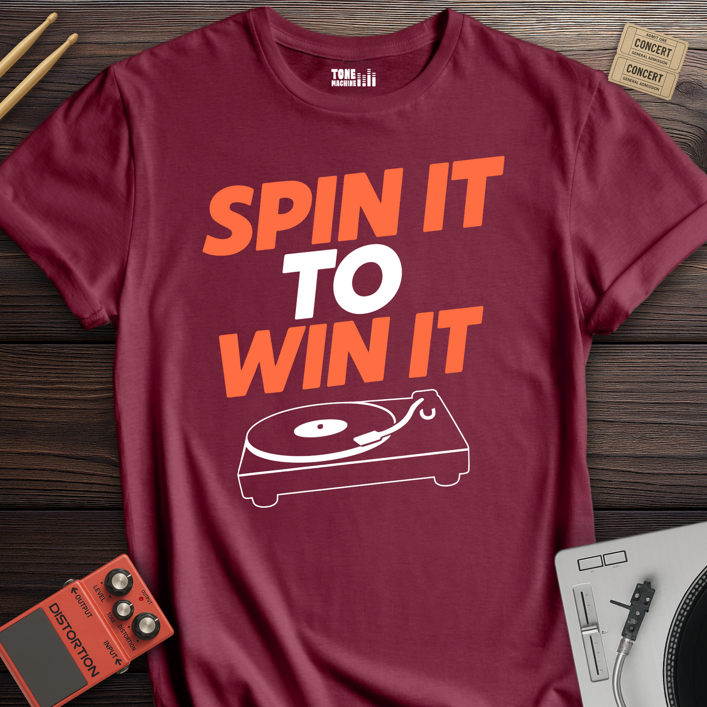 Spin It To Win It Vinyl T-Shirt