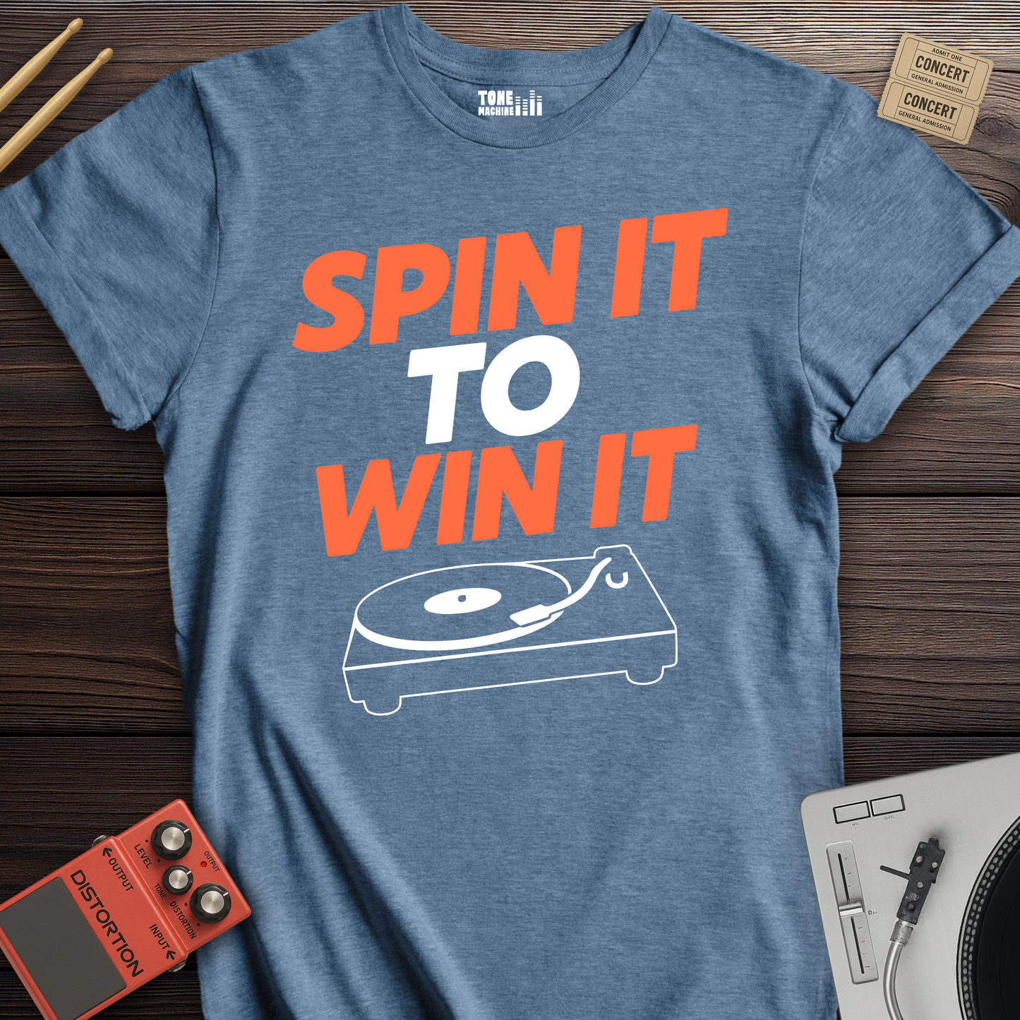 Spin It To Win It Vinyl T-Shirt